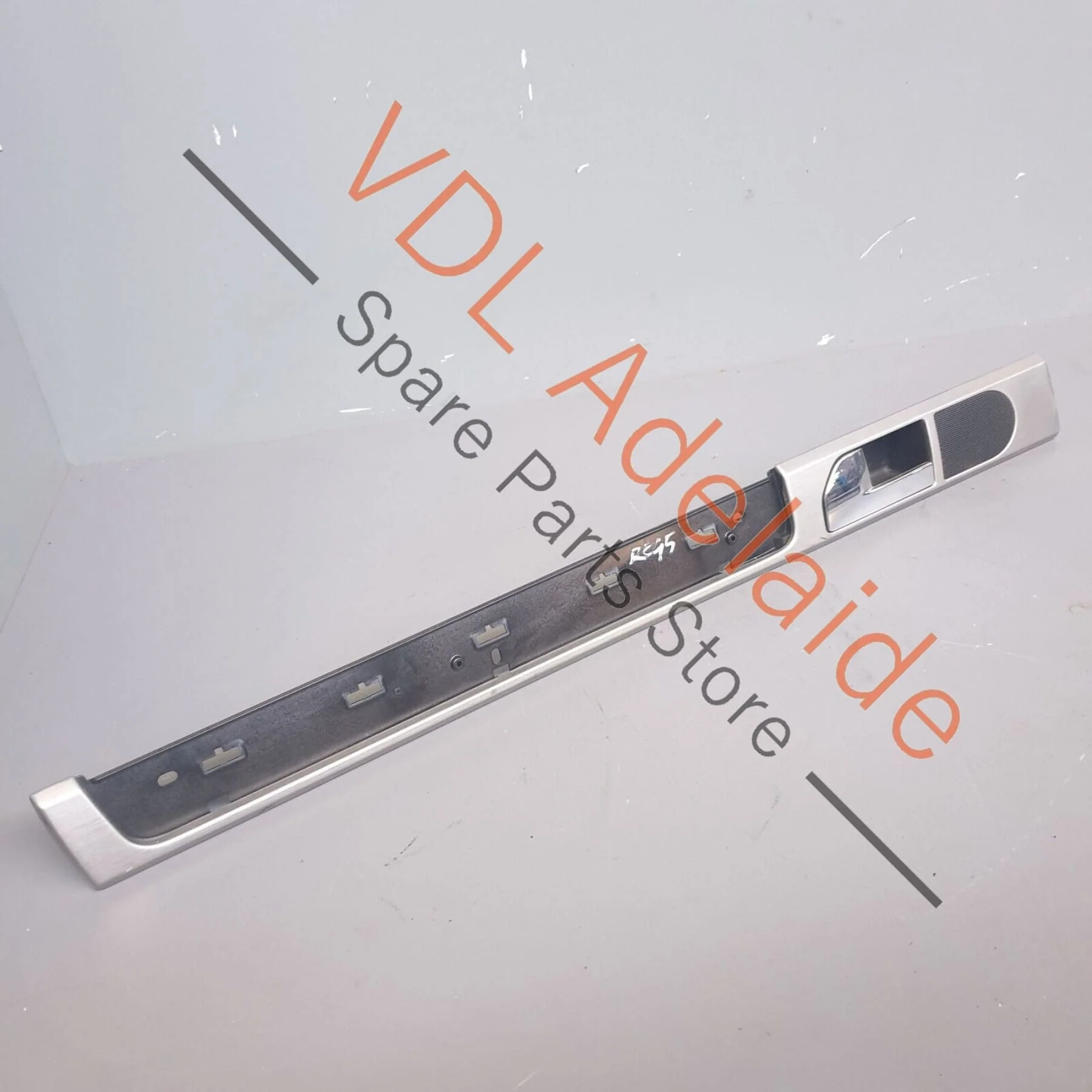 VW Touareg V10 7L Interior Rear Left Aluminium Door Trim Insert