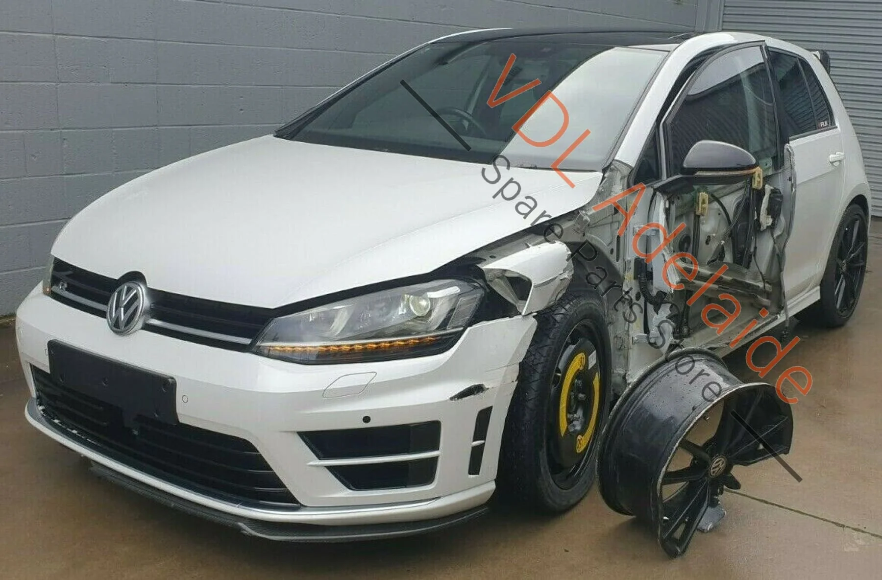 VW Golf R MK7 Front Bumper Right RHS Radiator Lower Vent Backing Closing Element - Image 9