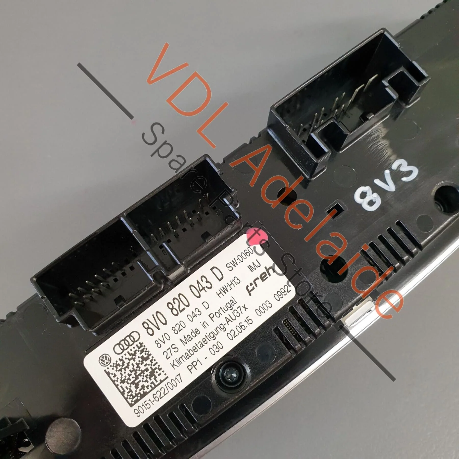 Audi RS3 8V Climatronic Air-Conditioning AC Control & Display Switch Panel - Image 4