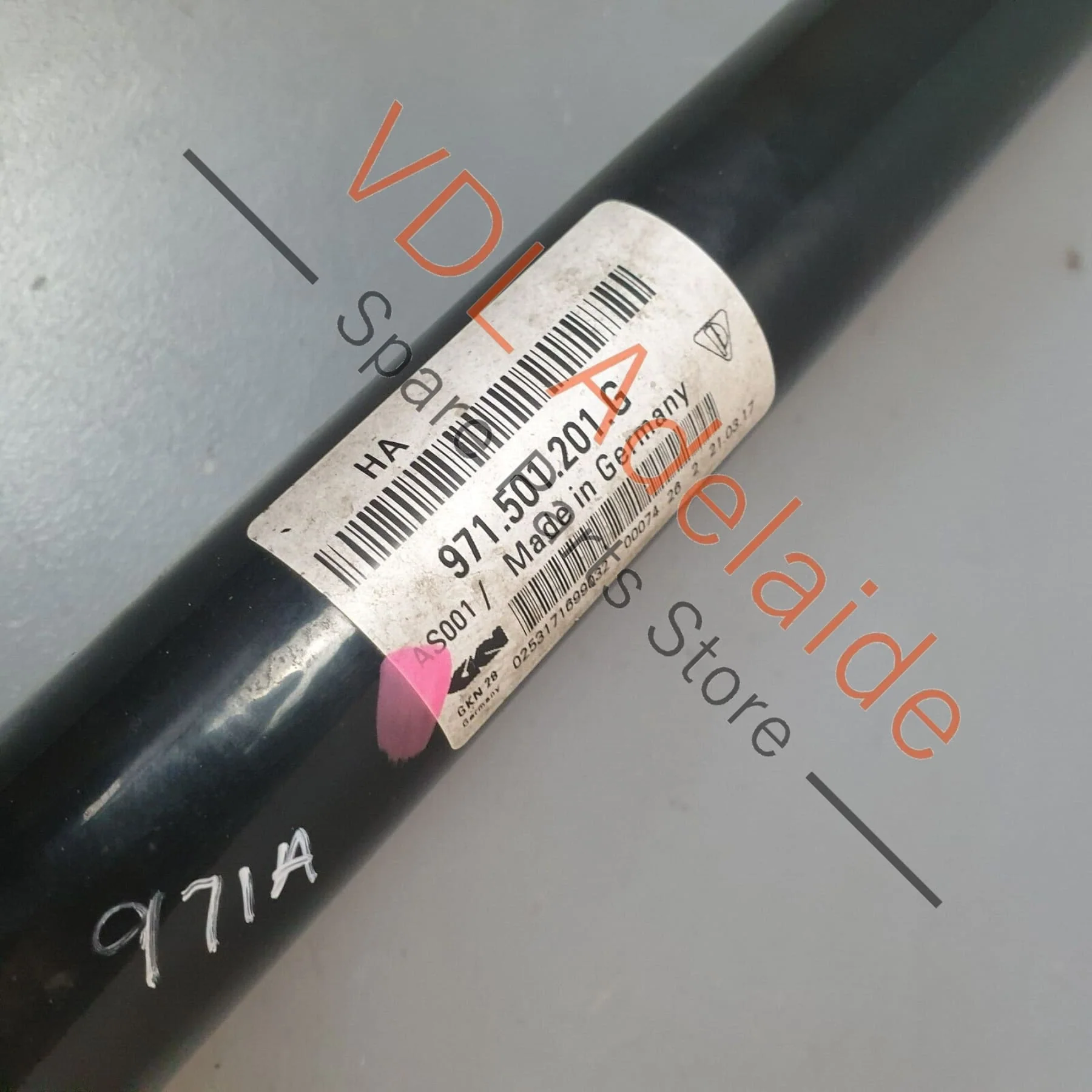 Porsche Panamera Turbo 971 Rear Driveshaft Drive Shaft Axle 971501201S - Image 5