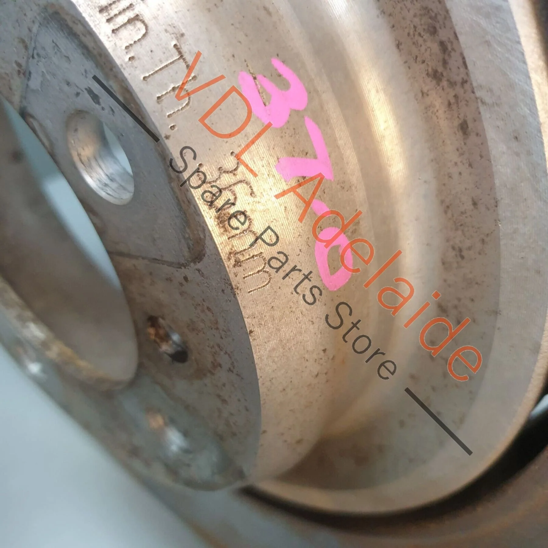 Porsche Panamera Turbo 971 Pair of Front 410mm Brake Disc Rotors Slotted - Image 4