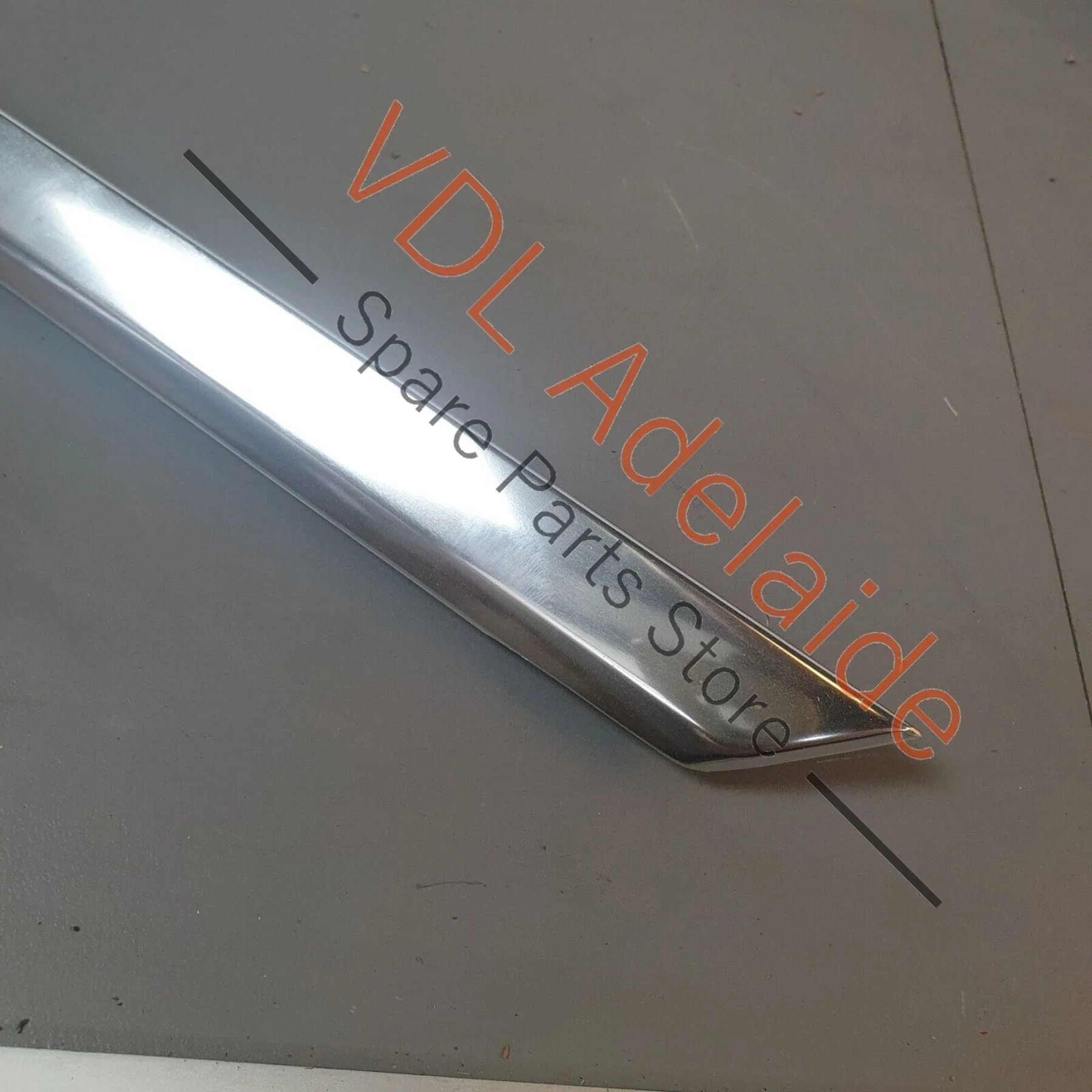 Porsche Panamera Turbo 971 Left Front Window Slot Seal Door Exterior Chrome - Image 5