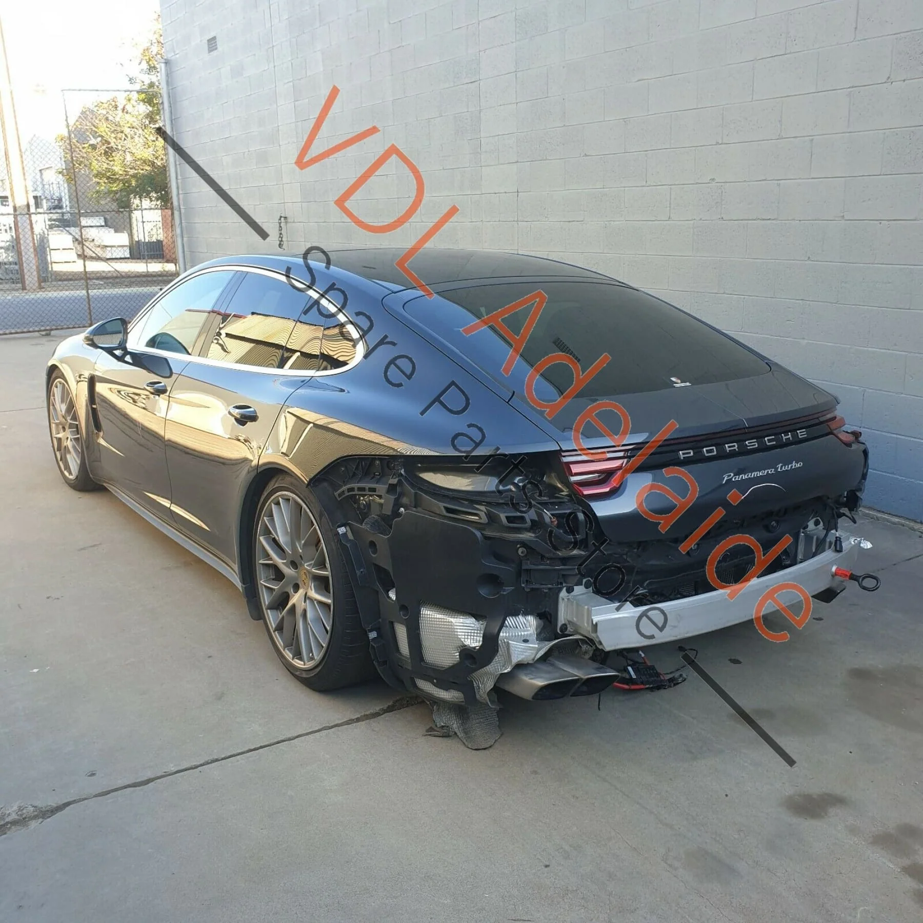 1x Porsche Panamera Turbo 971 21x11.5 in Rear Alloy Wheel Rim - Image 10