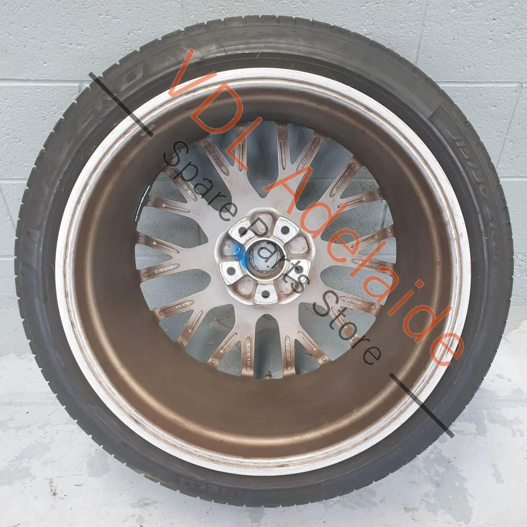 1x Porsche Panamera Turbo 971 21x11.5 in Rear Alloy Wheel Rim - Image 6
