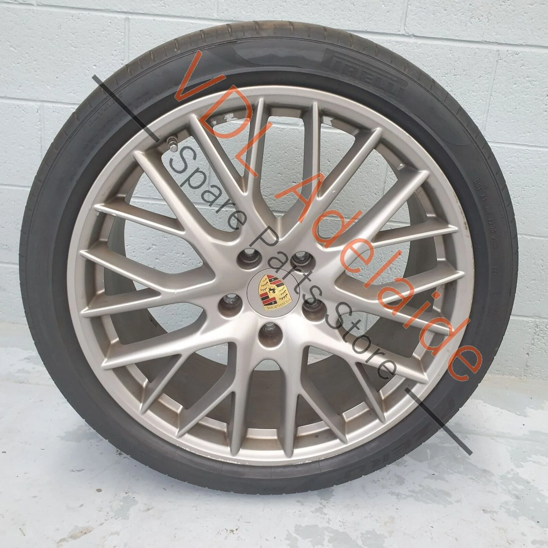1x Porsche Panamera Turbo 971 21x9 in Front Alloy Wheel Rim