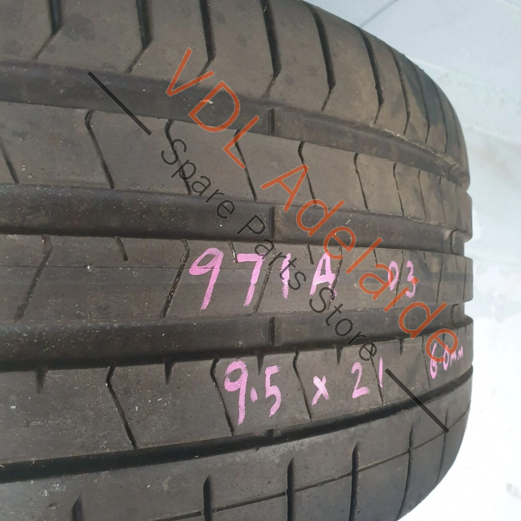 1x Porsche Panamera Turbo 971 21x9 in Front Alloy Wheel Rim - Image 4