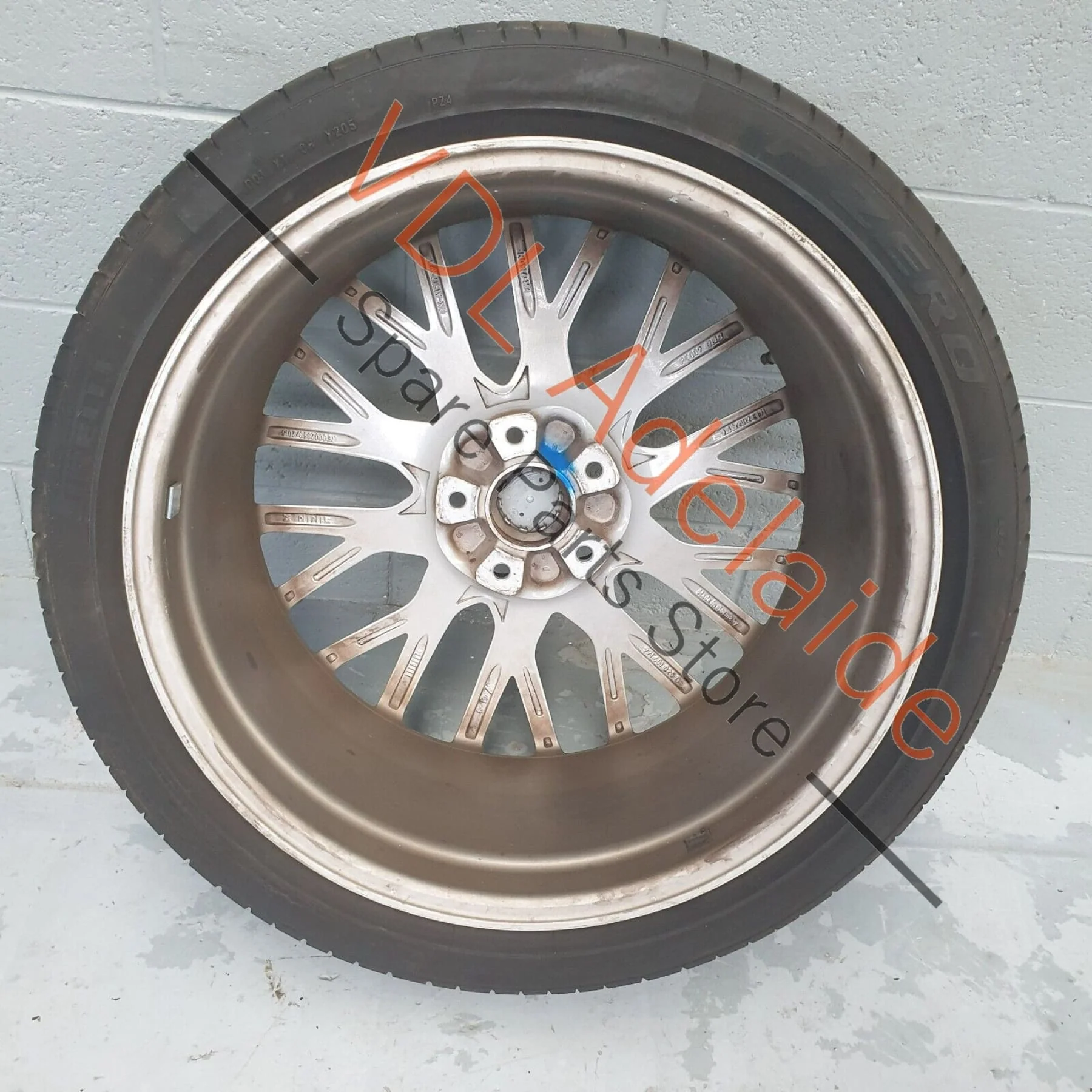 1x Porsche Panamera Turbo 971 21x9 in Front Alloy Wheel Rim - Image 6