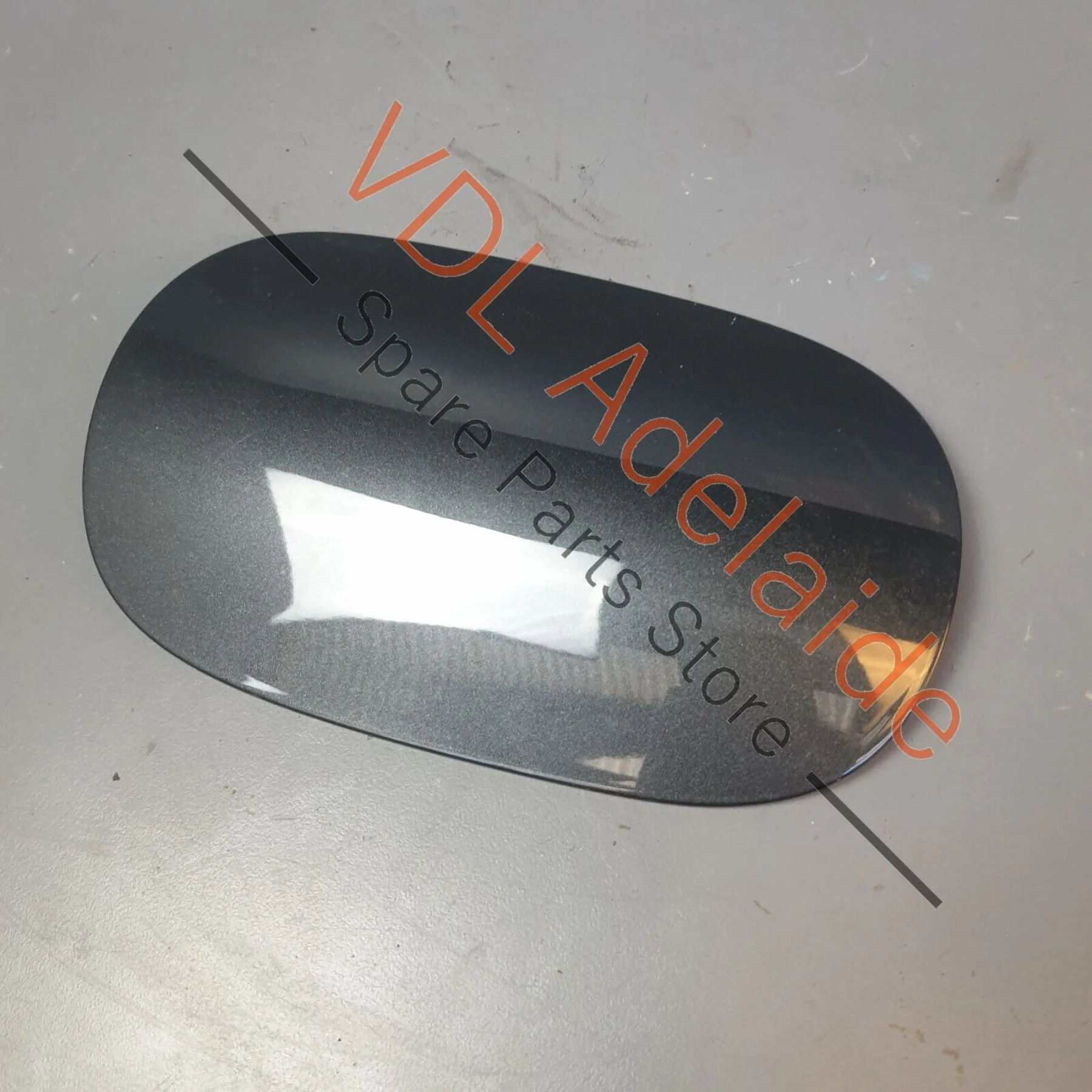 Porsche Panamera Turbo 971 Right Side Fuel Filler Flap Cover Volcano Grey M7R