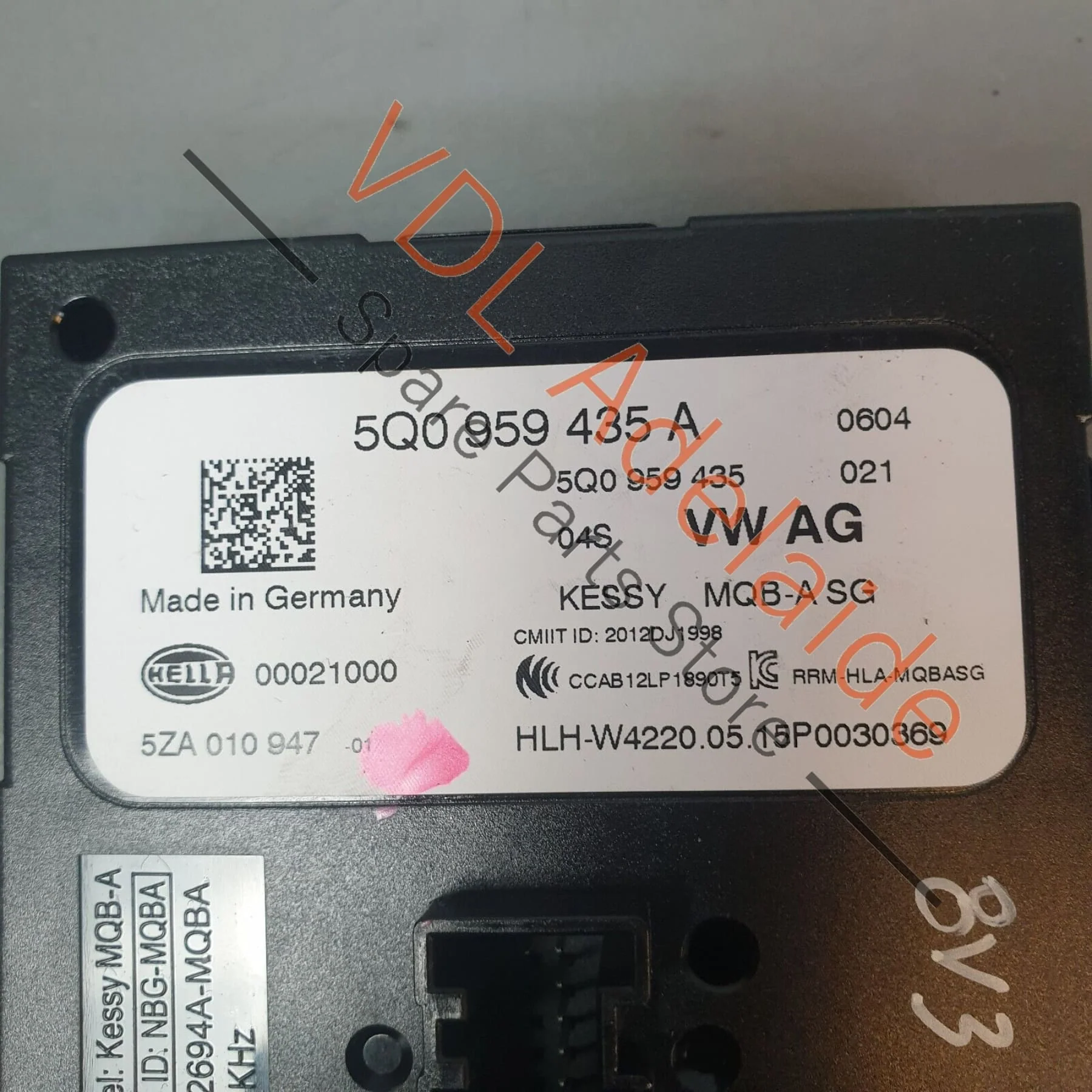 Audi RS3 8V KESSY Start Authorisation Control Module 5Q0959435A - Image 4
