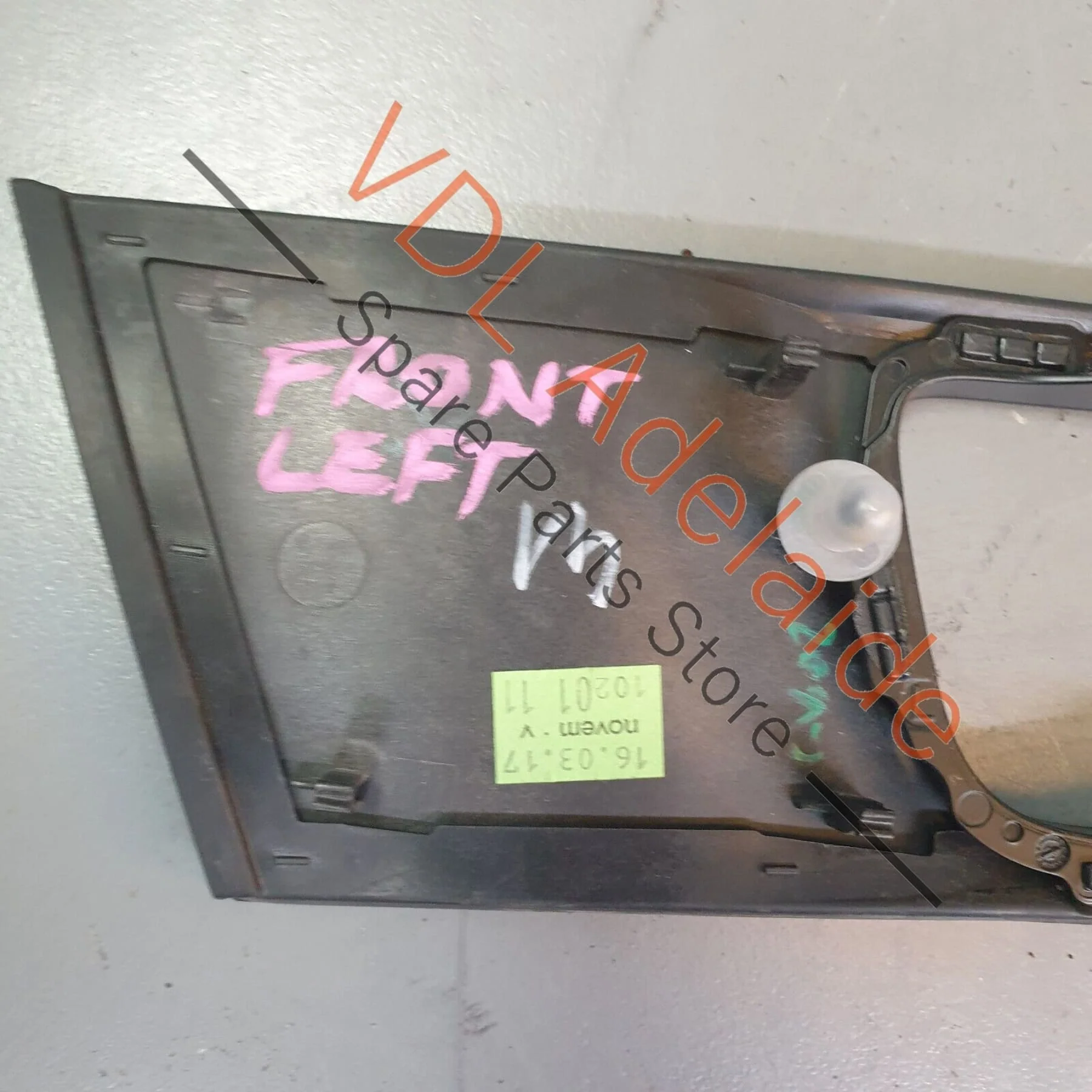 Porsche Panamera Turbo Swedish Birch Front Left Wood Grain Door Trim Insert - Image 7