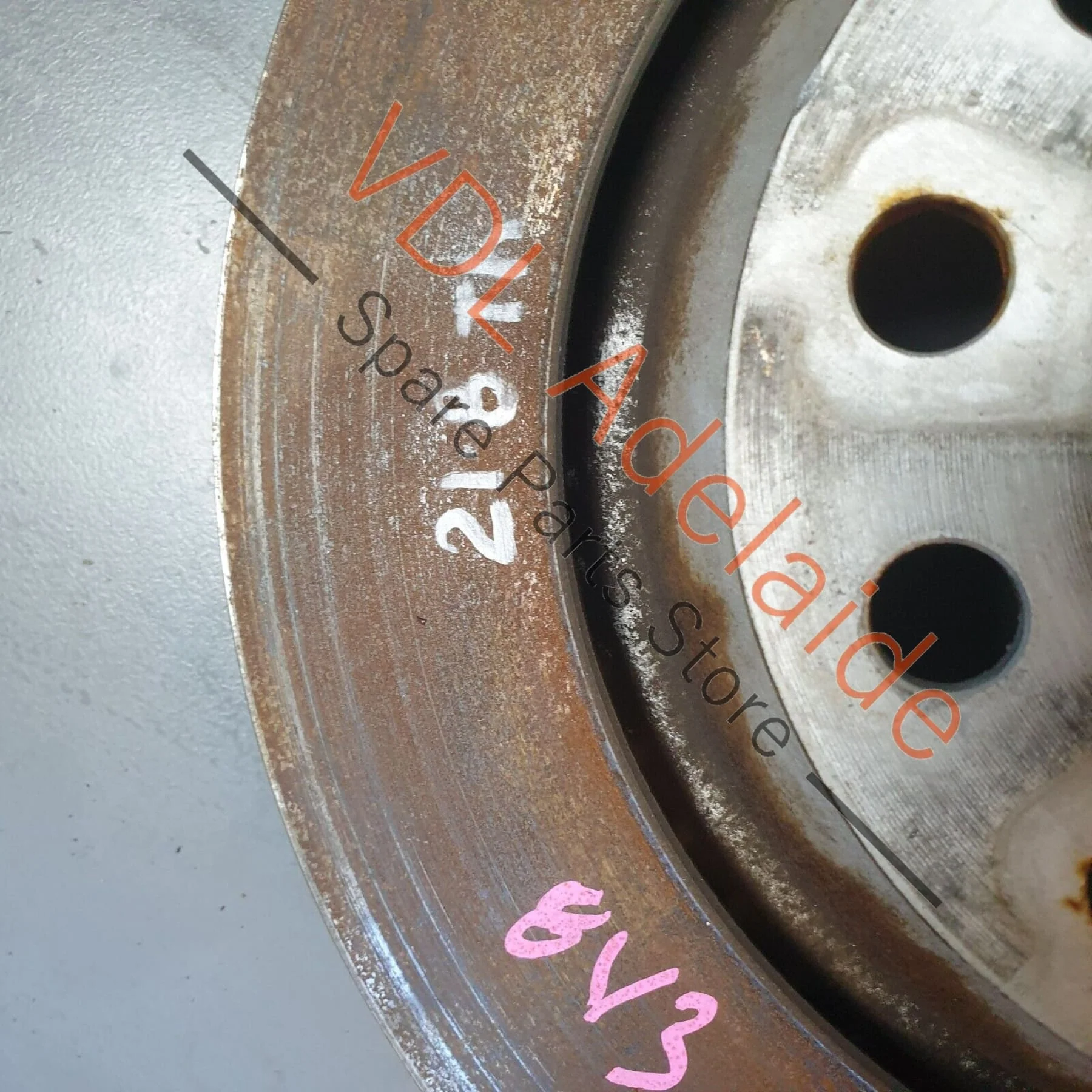 Audi RS3 8V Pair of Vented Rear Disc Rotors 310mm x 22mm - Image 3
