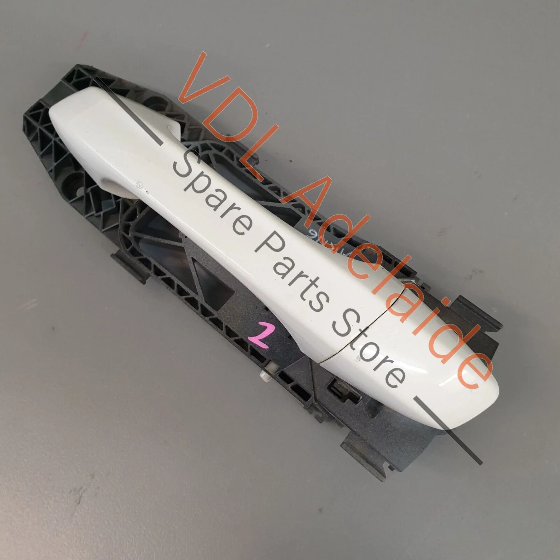 VW Golf GTi Mk7 Front Left Passenger Exterior Door Handle for RHD Pure White C9A