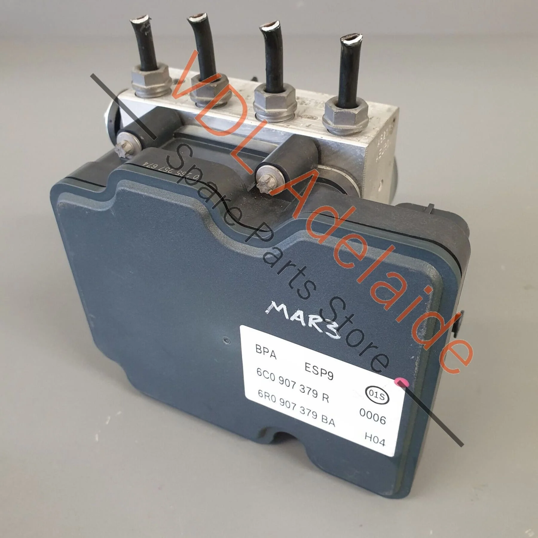 VW Polo GTi Mk5 ABS Brake Pump Module with Control Unit 6C0614517R 6C0907379R - Image 3