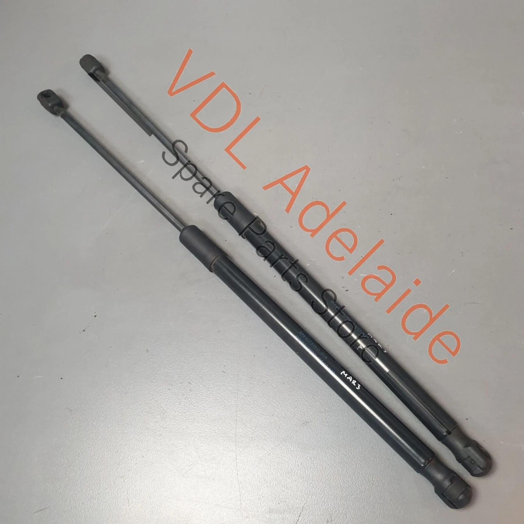 VW Polo GTi Mk5 6R Rear Tailgate Boot Lid Gas Filled Strut Pair 6R6827550C
