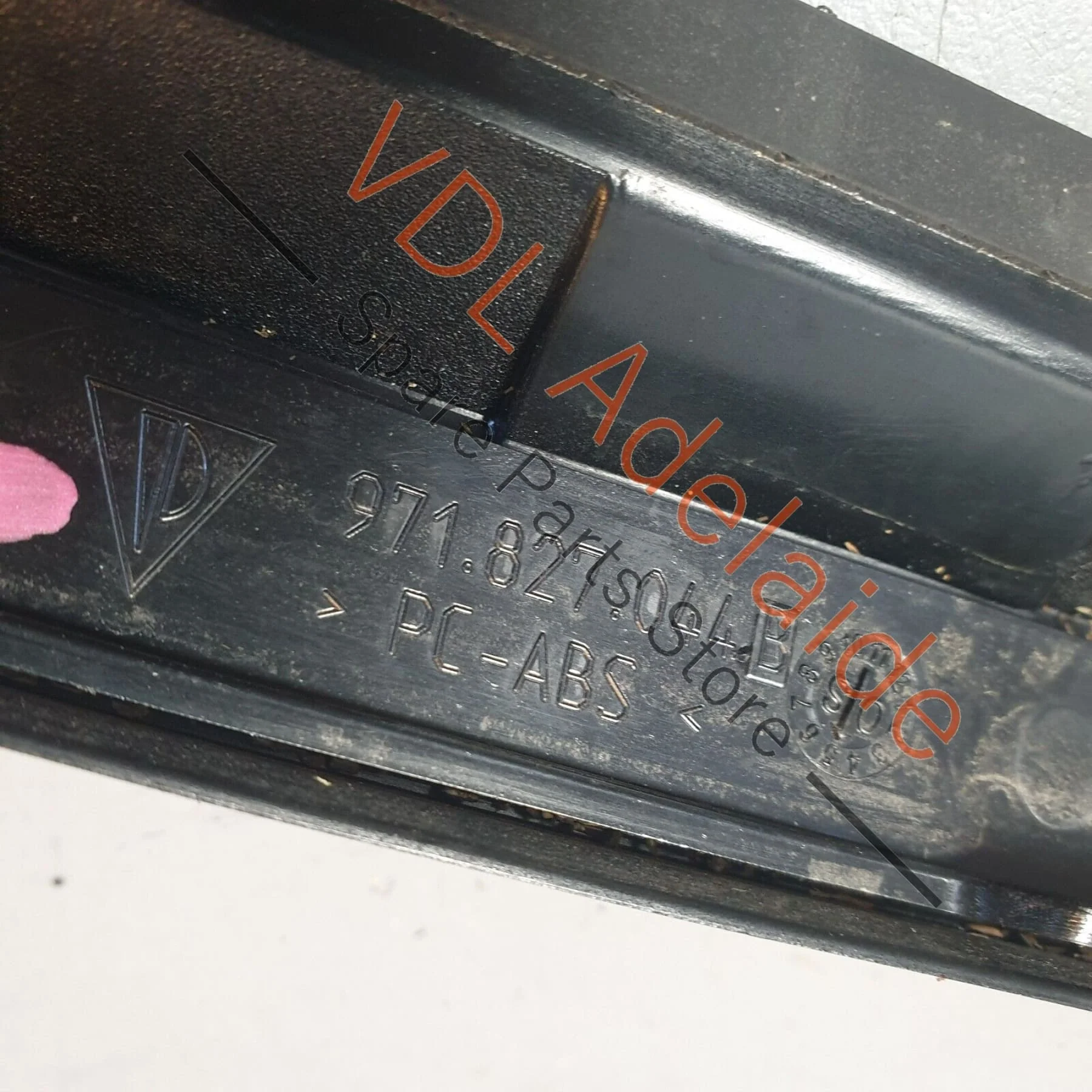 Porsche Panamera Turbo 971 Tailgate Rear Hatch Trim Badge 971827044A - Image 7