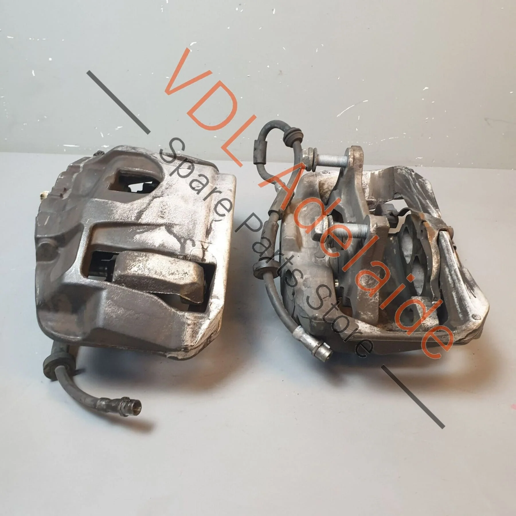 VW Audi A8 4H Pair of Front Brake Brakes Calipers 380mm x 36mm Disc - Image 8
