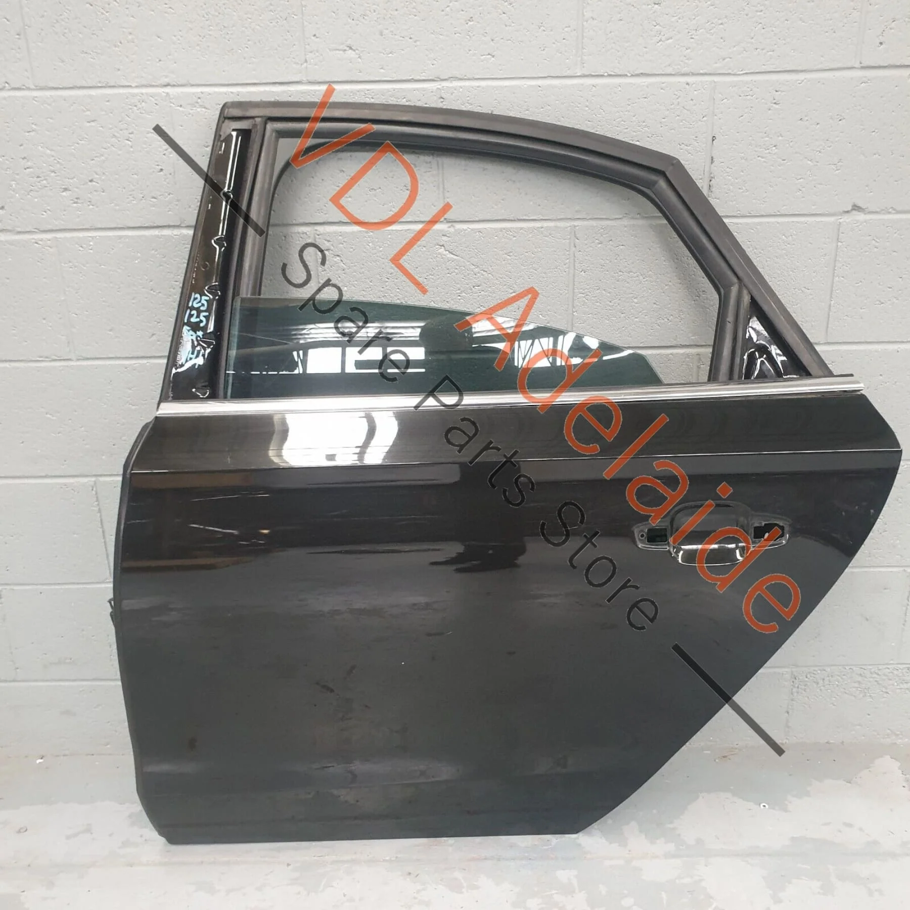 Audi A8 4H 2010-2017 Rear Left Door Shell Panel w Glass Havanna Black 4J4J 4H0833051C - Image 3