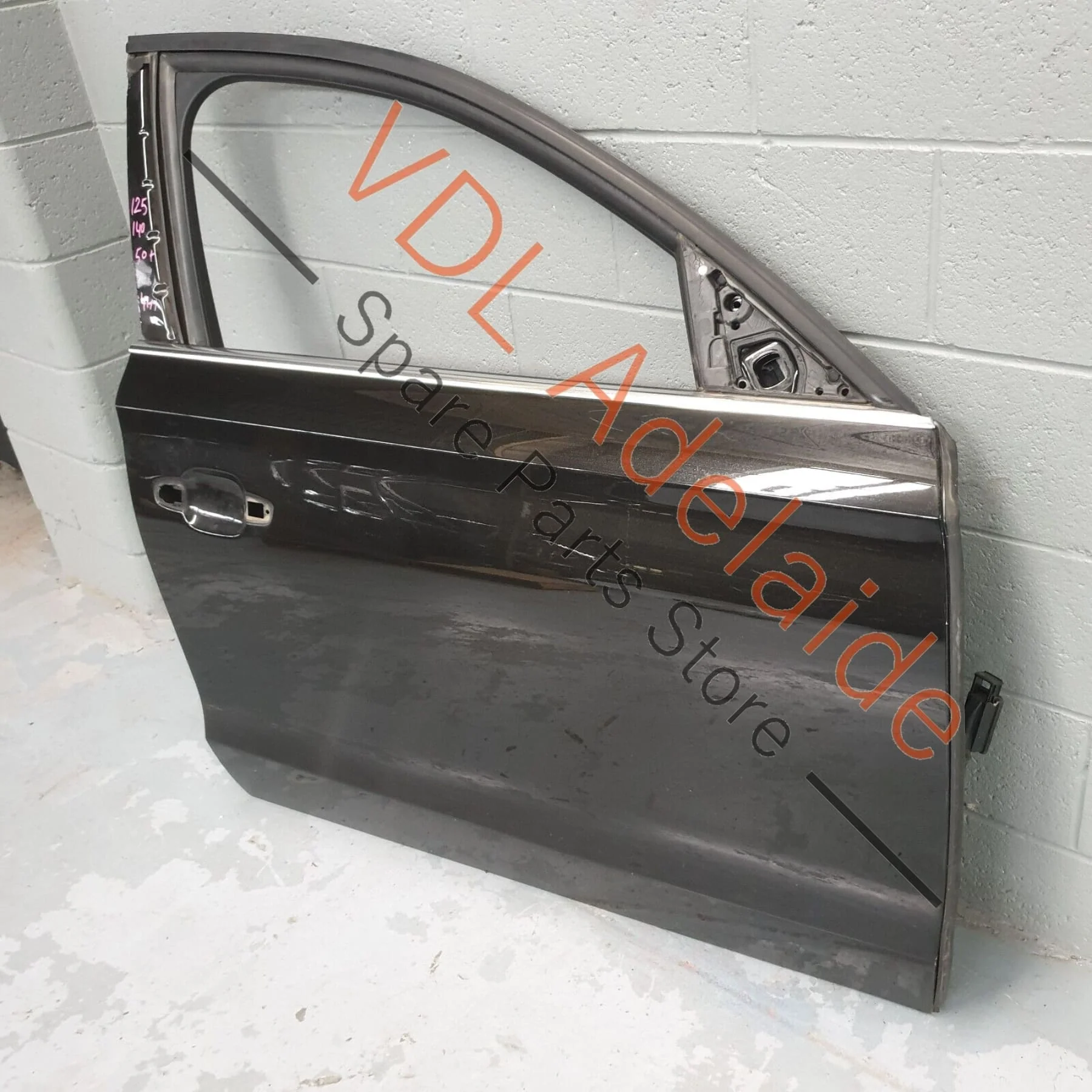 Audi A8 4H 2010-2017 Front Right Door Shell Panel w Glass Havanna Black 4J4J 4H0845202A - Image 3