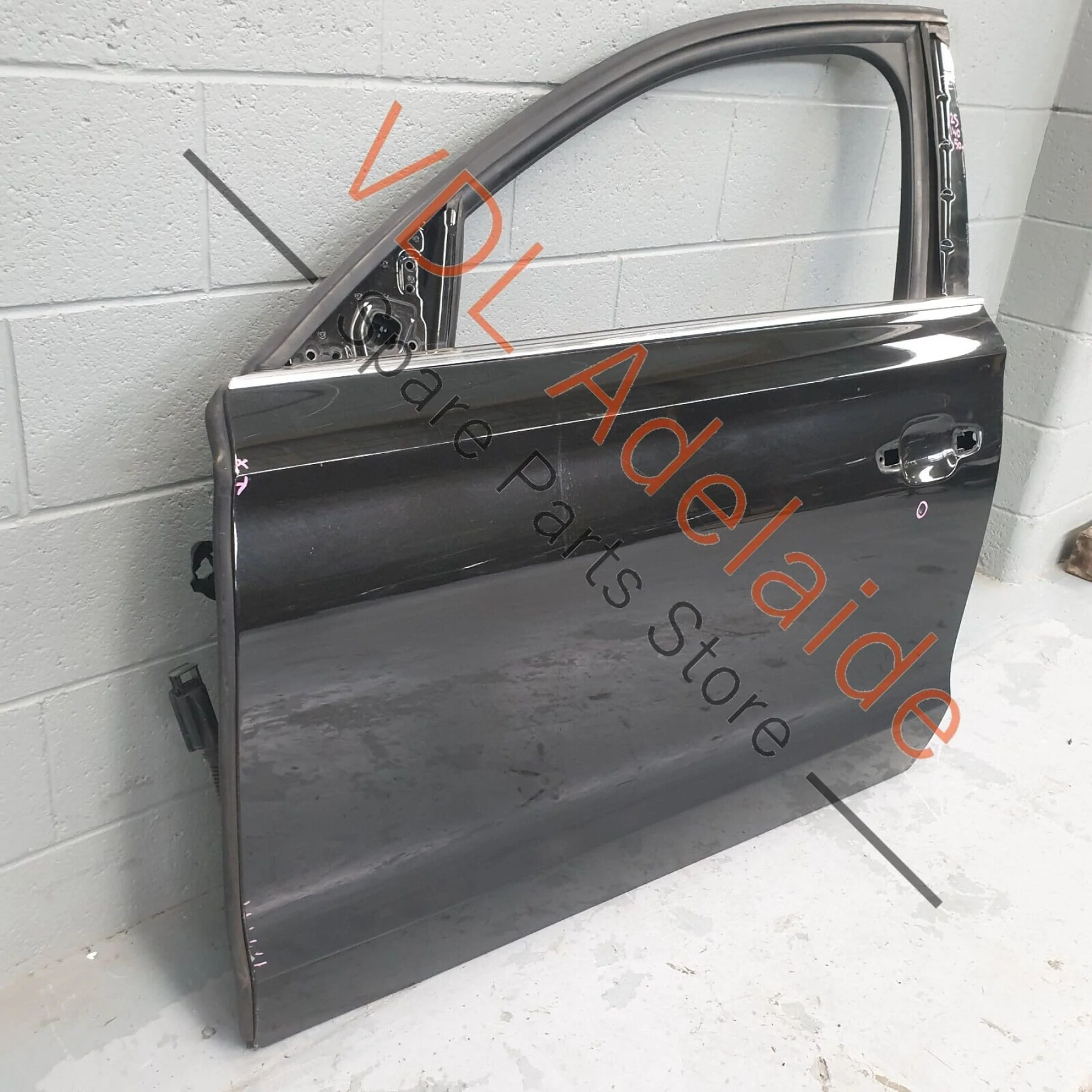 Audi A8 4H 2010-2017 Front Left Door Shell Panel w Glass Havanna Black 4J4J 4H0831051B - Image 4