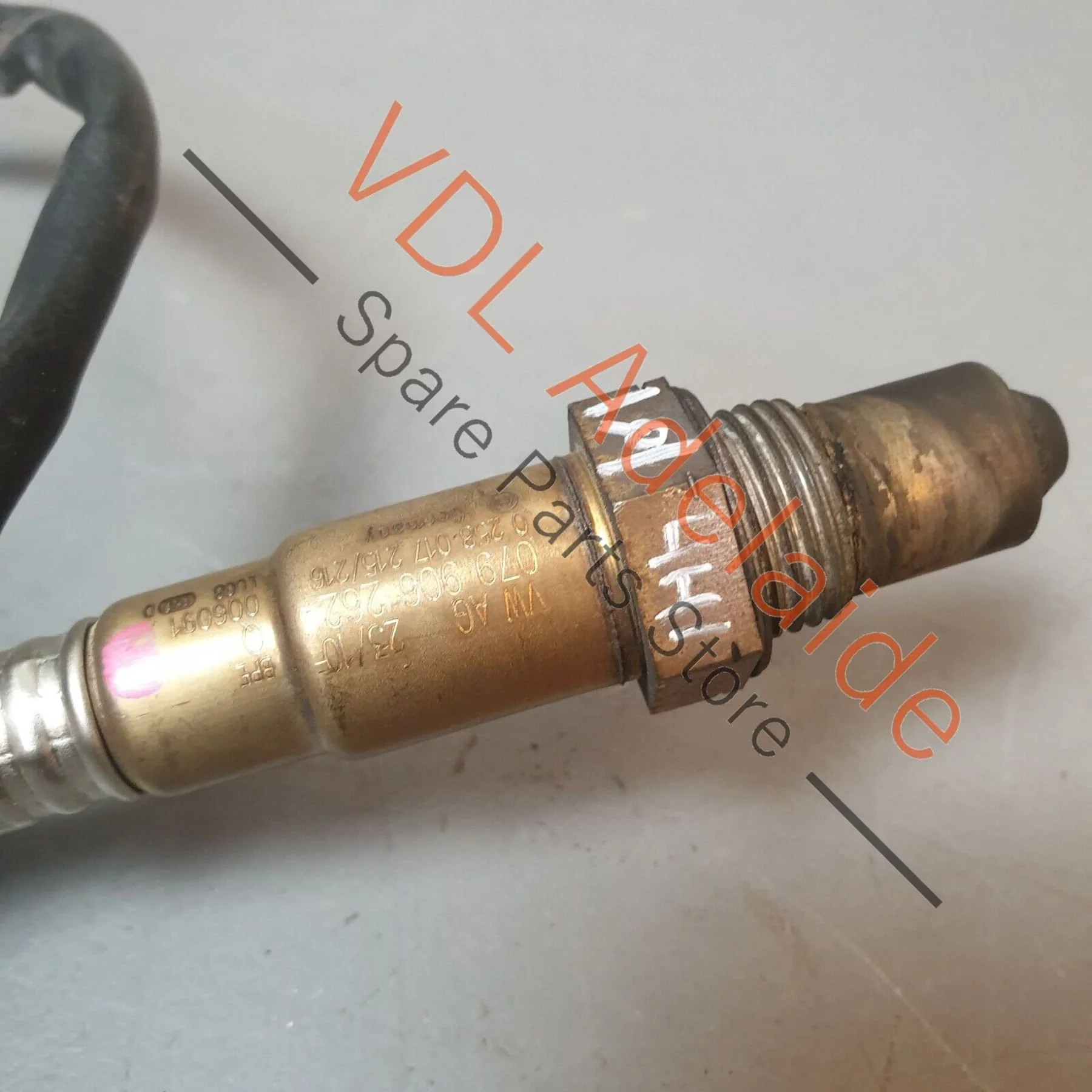 Audi A8 4H 4.2l V8 Lambda Probe Oxygen 02 O2 Sensor Pre-cat Cyl 1-4 Black 079906262Q - Image 3