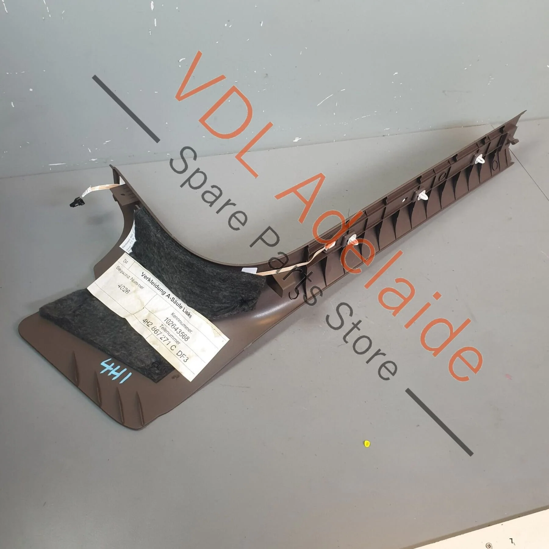 Audi A8 4H Illuminated Sill Panel Trim Door Entry Lighting Strip Front Left 4H2867271C - Image 11