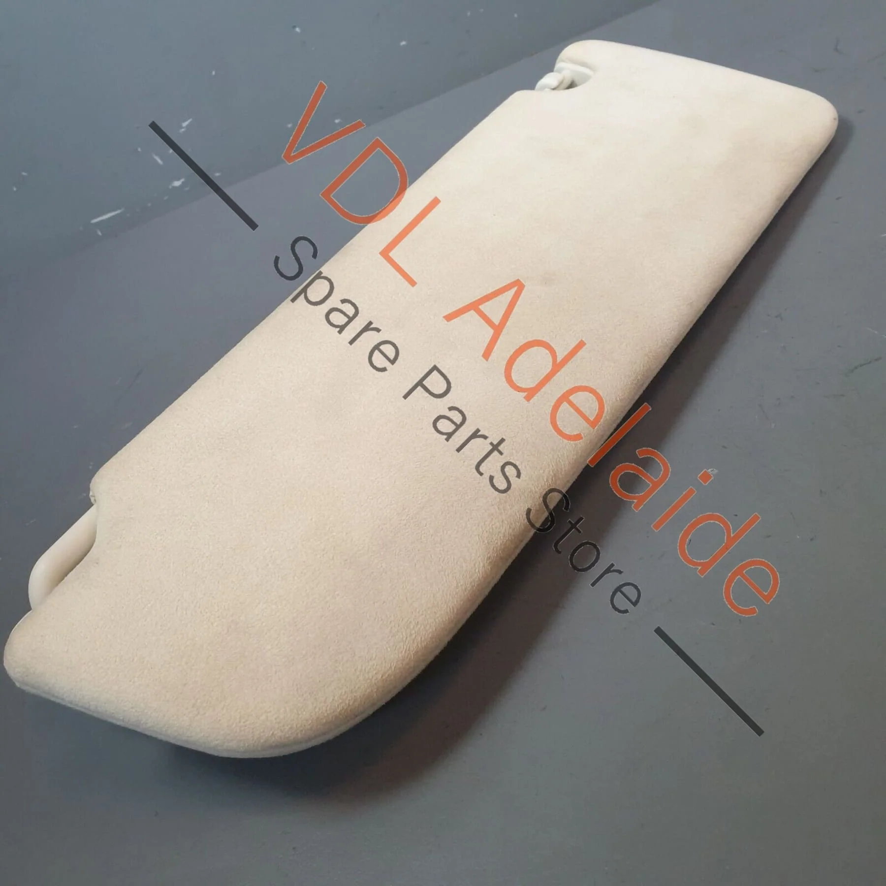 Audi A8 4H Right Side Sun Visor Snow White (cream) 4H0857552D ED3 - Image 6