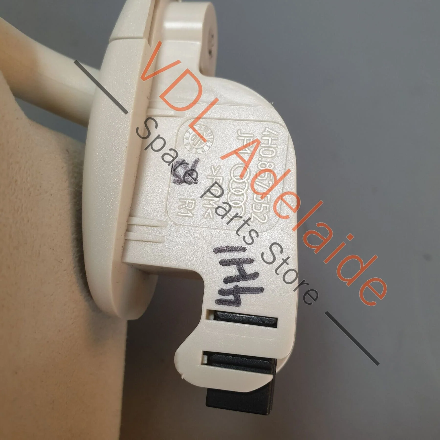Audi A8 4H Right Side Sun Visor Snow White (cream) 4H0857552D ED3 - Image 7