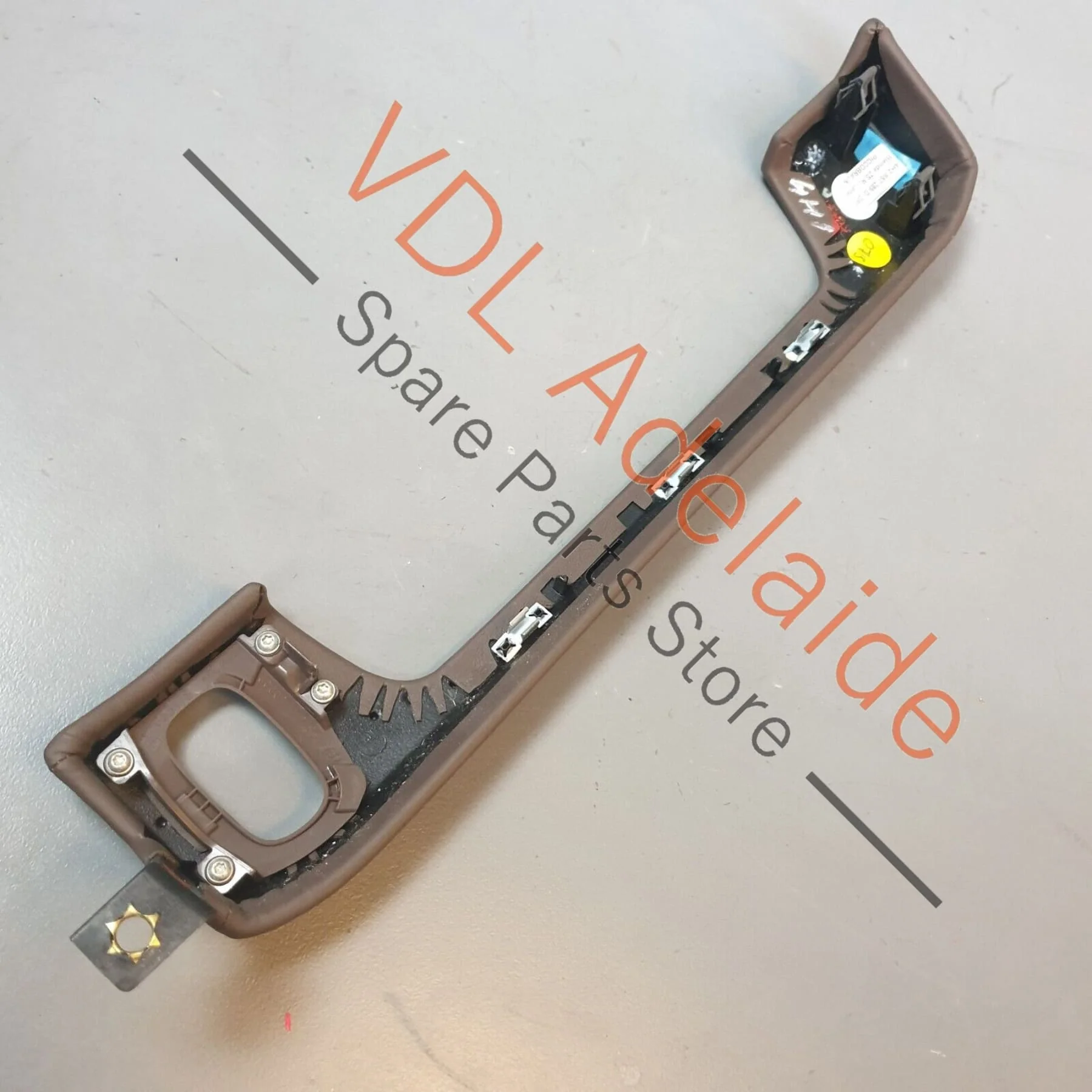 Audi A8 4H Dashboard Key Hole Trim Brown Leather for RHD 4H2857289D DP3 - Image 7