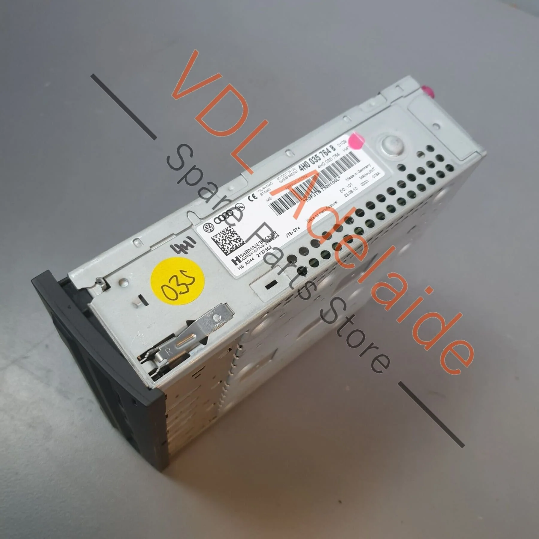 Audi A8 4H Front Centre MMI 3G+ Main Unit for Vehicles with Rear Entertainment 4H0035764H - Image 4