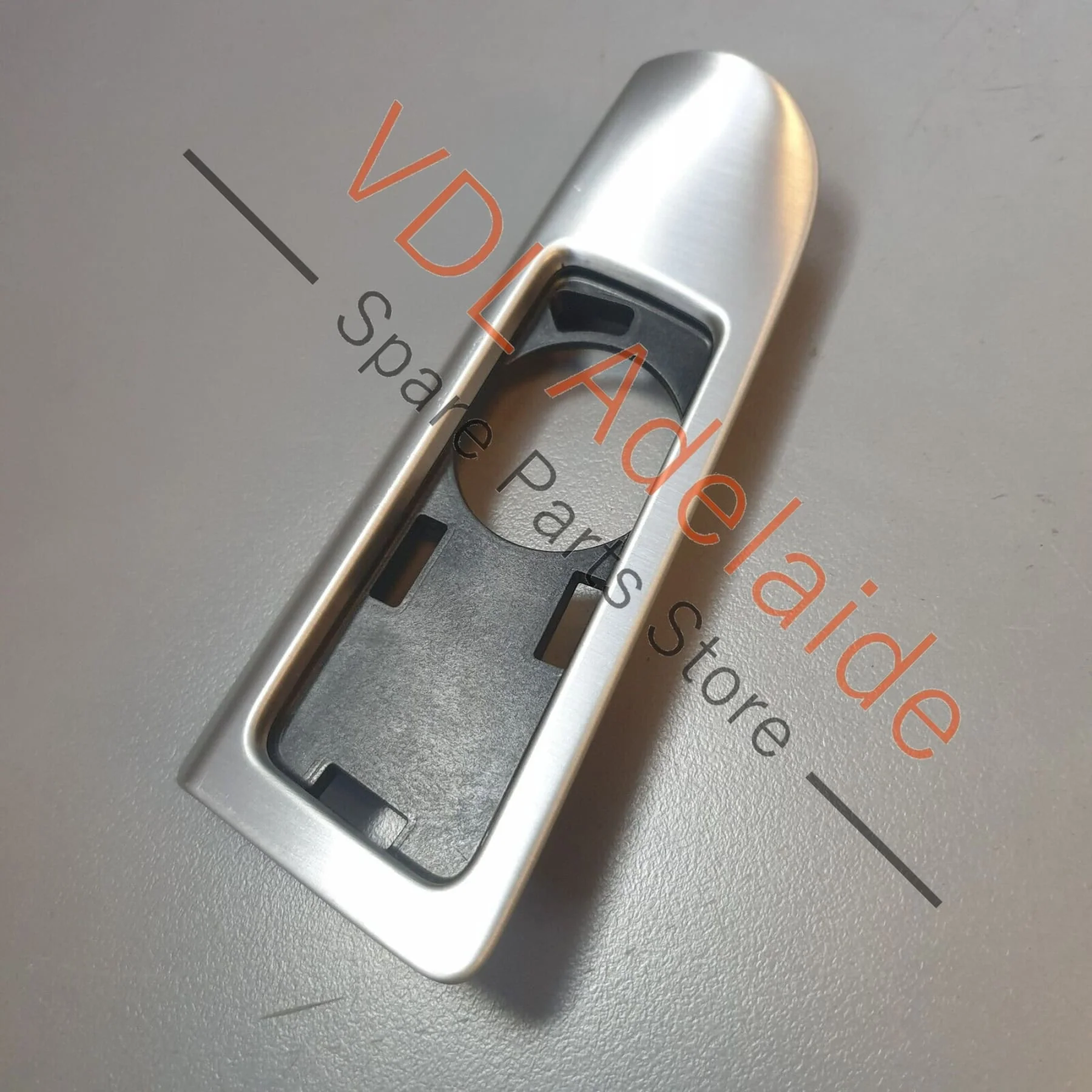 Audi A8 4H Left Side Interior B Pillar Speaker Trim Brushed Silver Aluminium 4H0868143B - Image 3