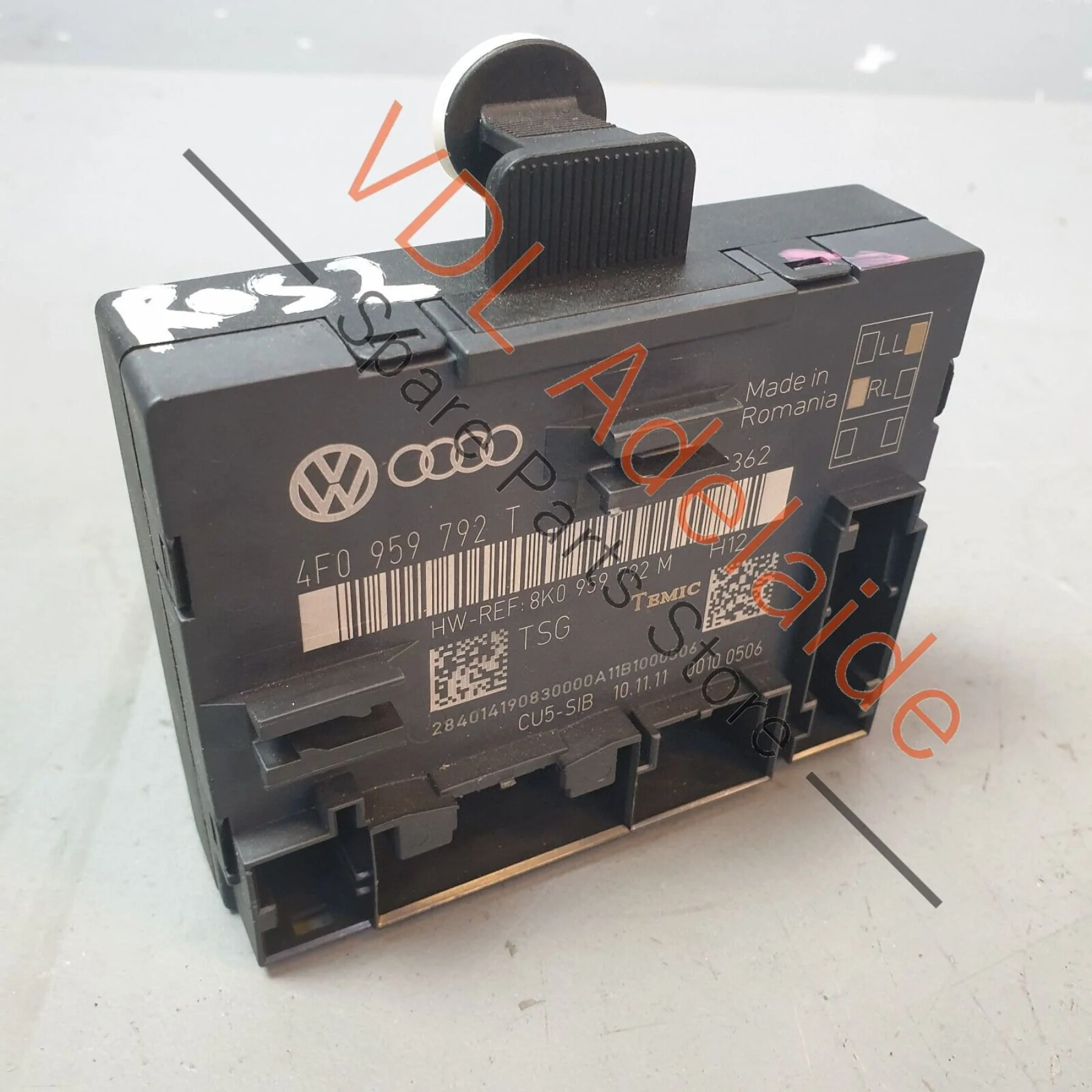 Audi Q7 6.0L V12 4L Front Passenger Side Door Control Module 4F0959792T