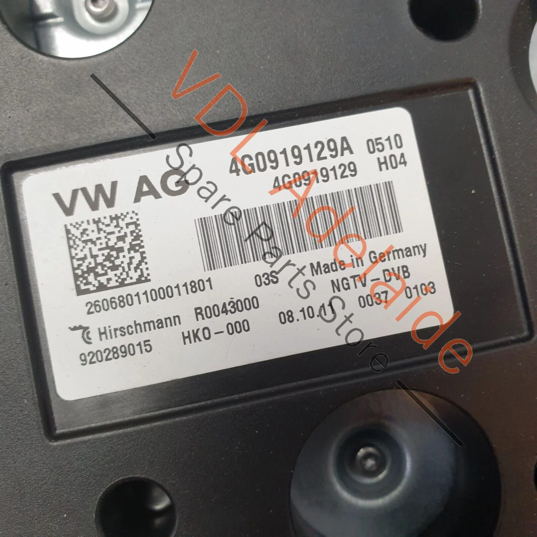 Audi Q7 6.0L V12 4L Digital Television TV Tuner Box Module 4G0919129A - Image 4