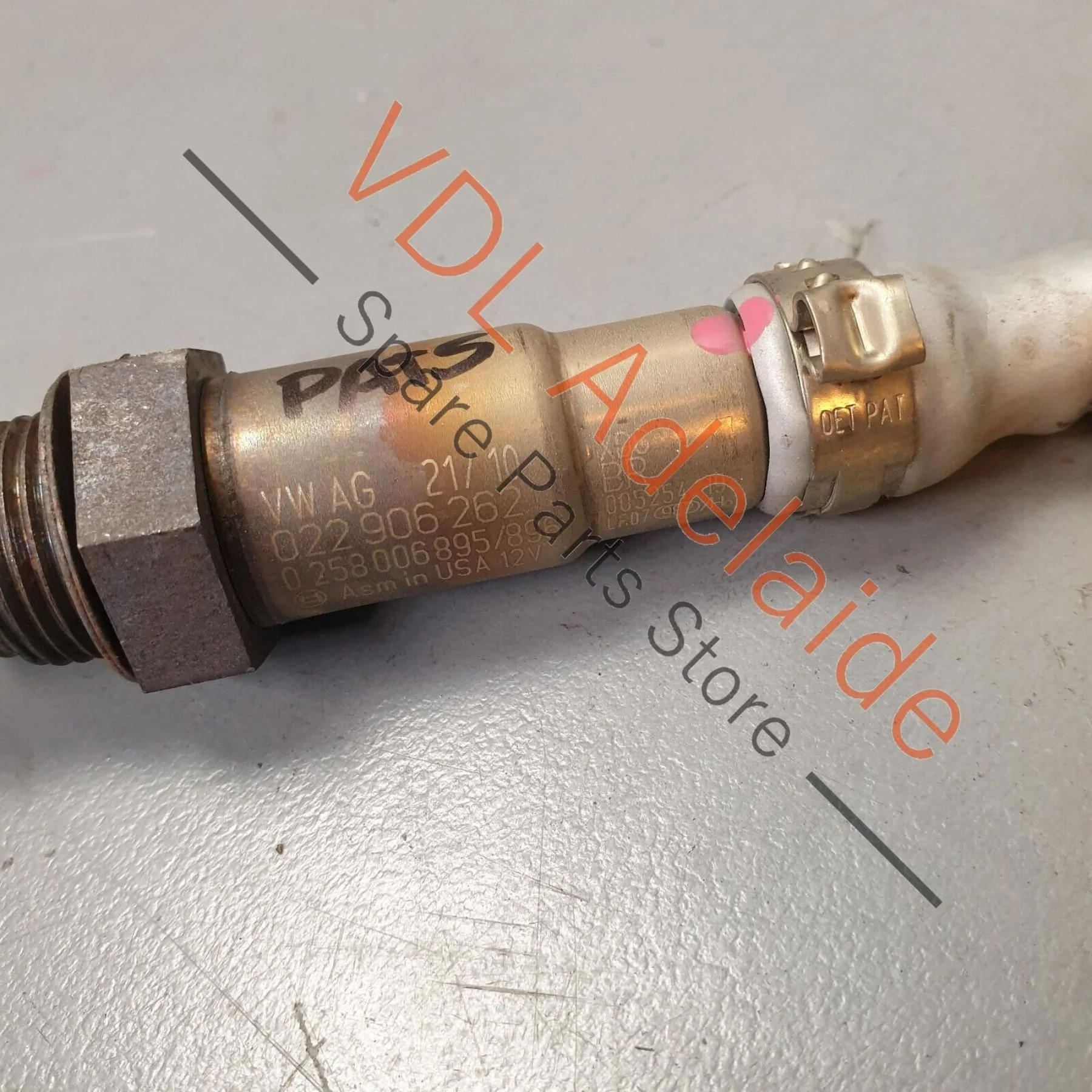 VW R36 Passat 3C B6 Rear Right After Cat Lambda Probe Oxygen Sensor 022906262BR - Image 3