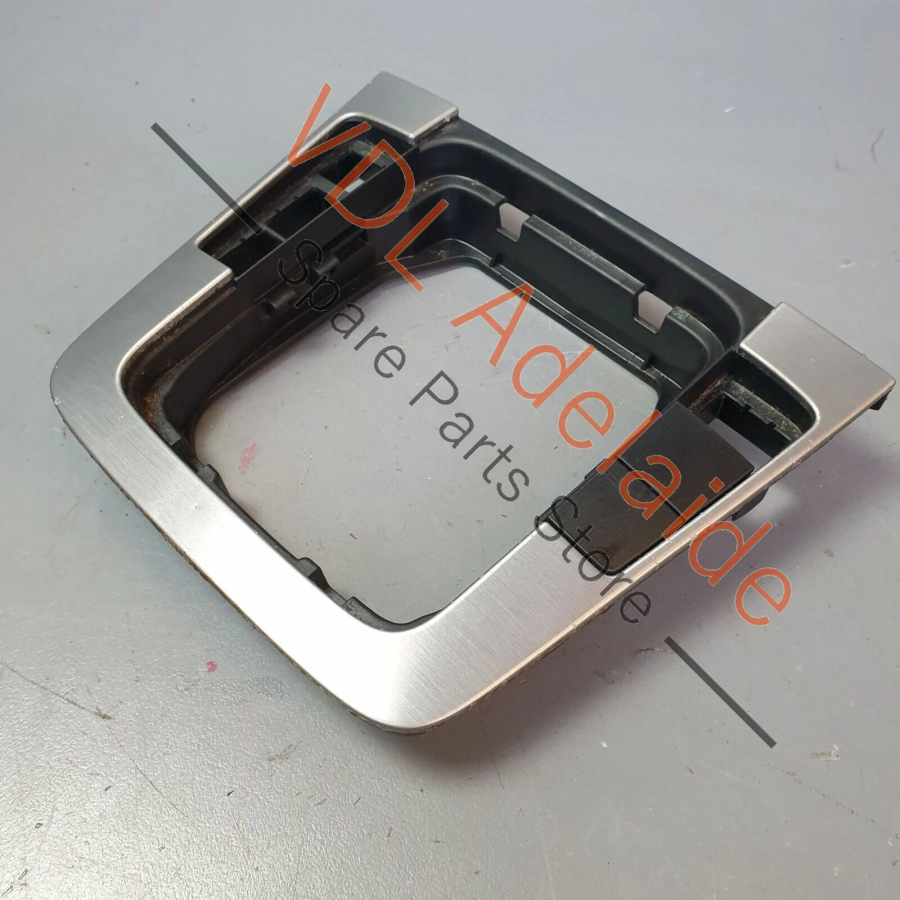 VW R36 Passat 3C B6 AC Shifter Surround Brushed Aluminium Dark 3C0864263F  R60 - Image 2