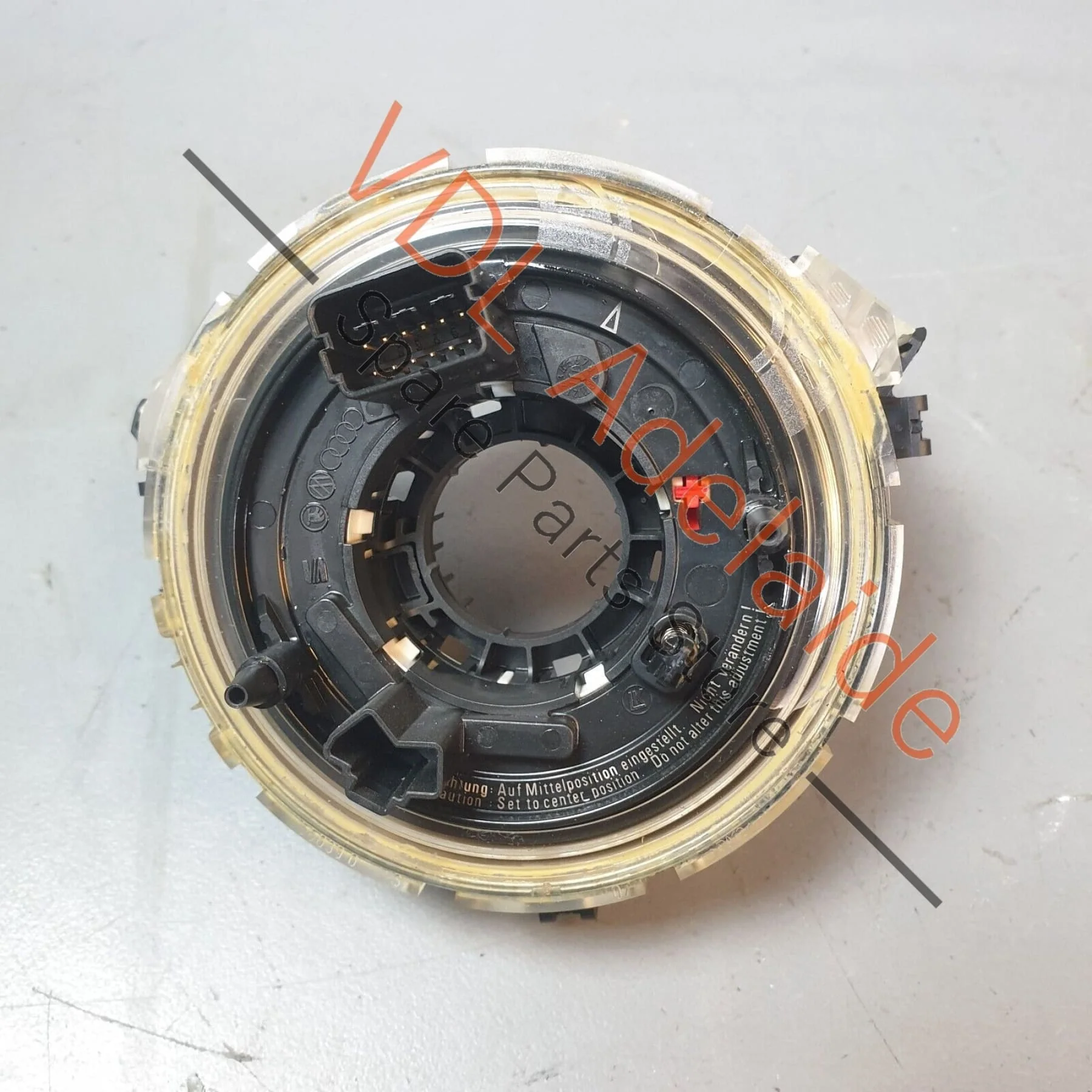 Audi Q7 V12 4L Cancelling Ring W Slip Ring & Steering Sensor Squib Clockspring 4E0953541A - Image 3