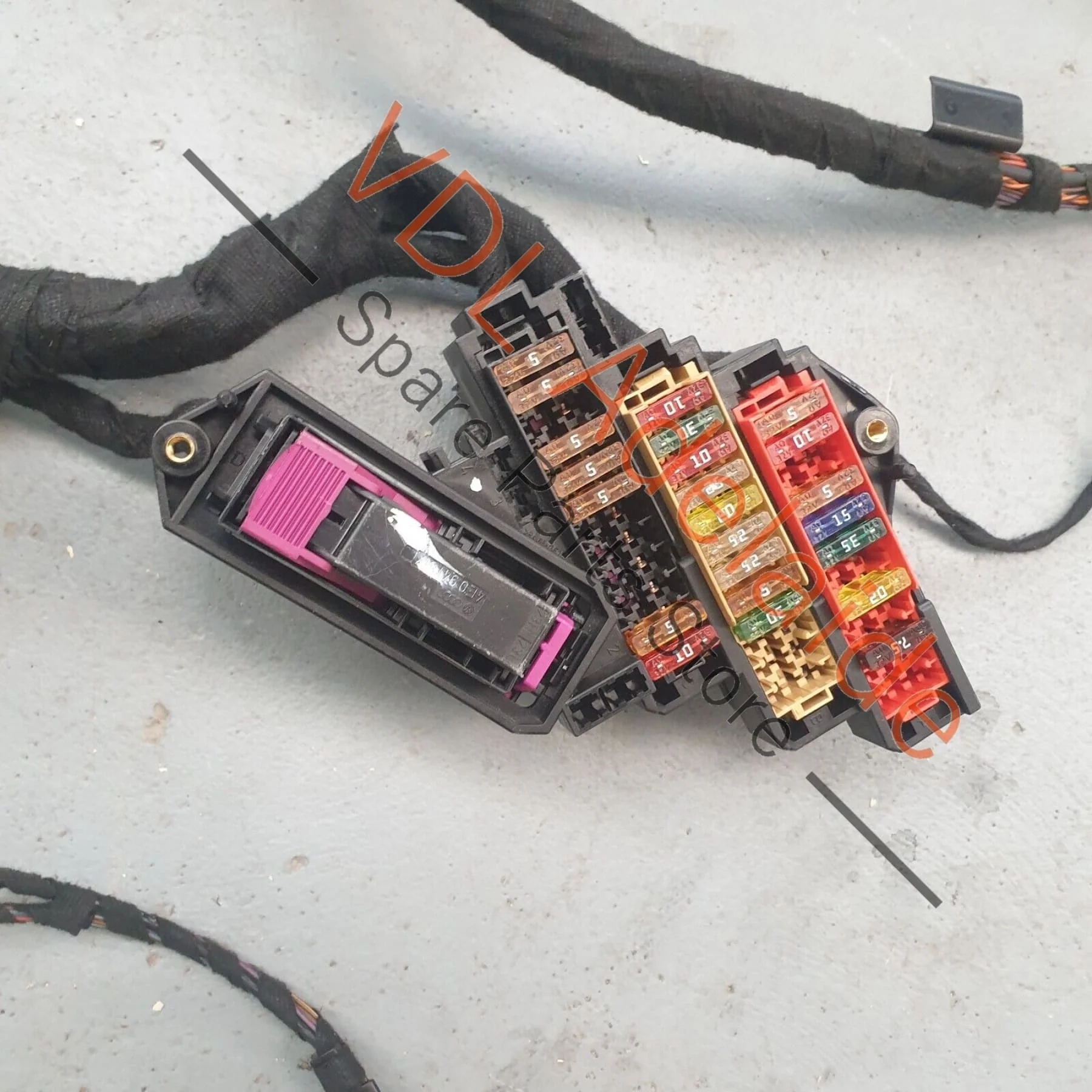 Audi Q7 6.0L V12 4L Complete Interior Body Wiring Harness Loom Cable for RHD - Image 7