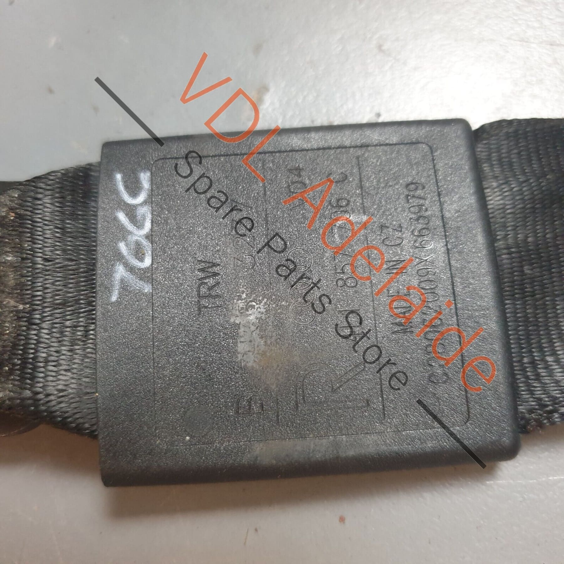 Audi Q7 6.0L V12 4L Front Right RHS Safety Seat Belt 4L1857706B V04 - Image 3