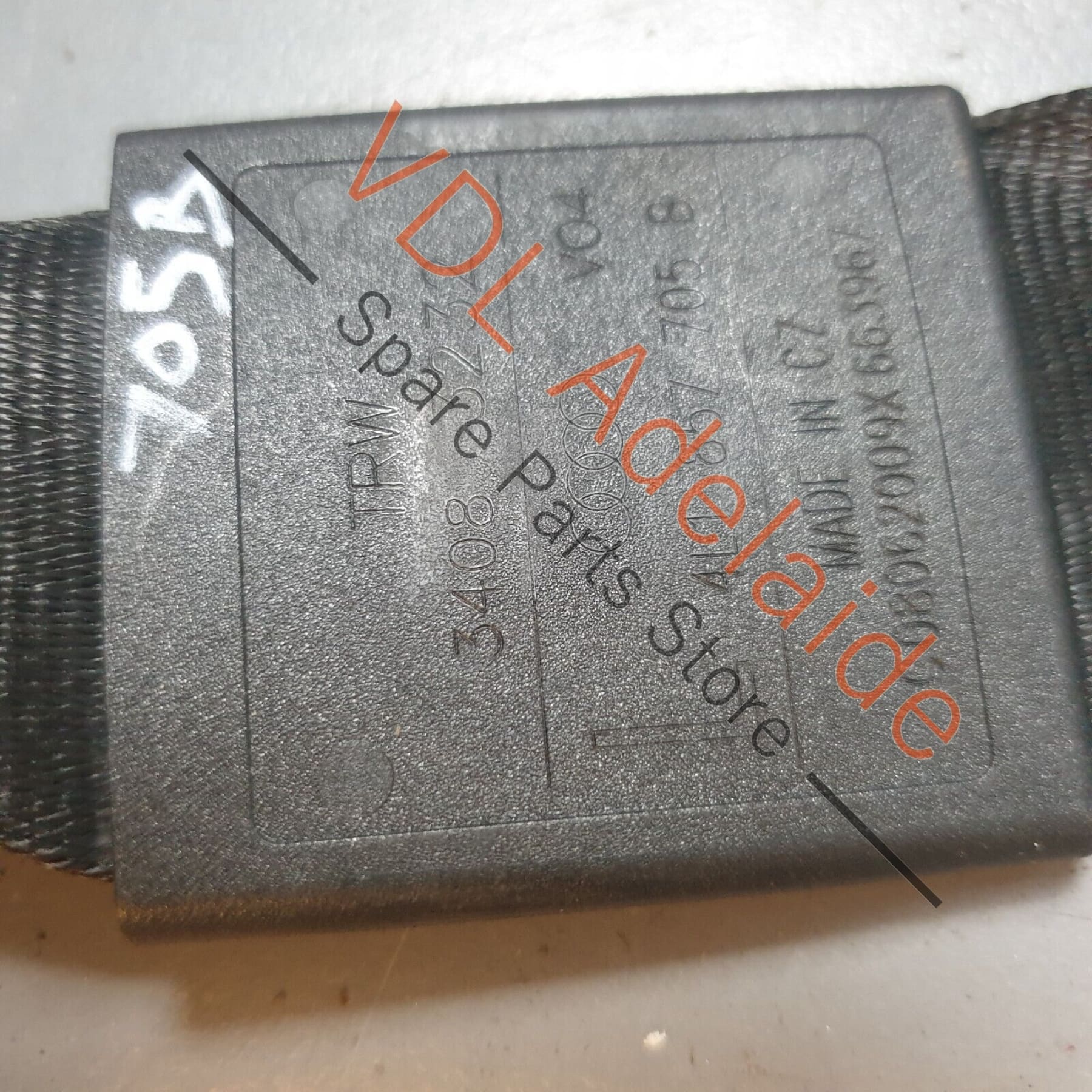 Audi Q7 6.0L V12 4L Front Left Safety Seat Belt 4L1857705B V04 - Image 3