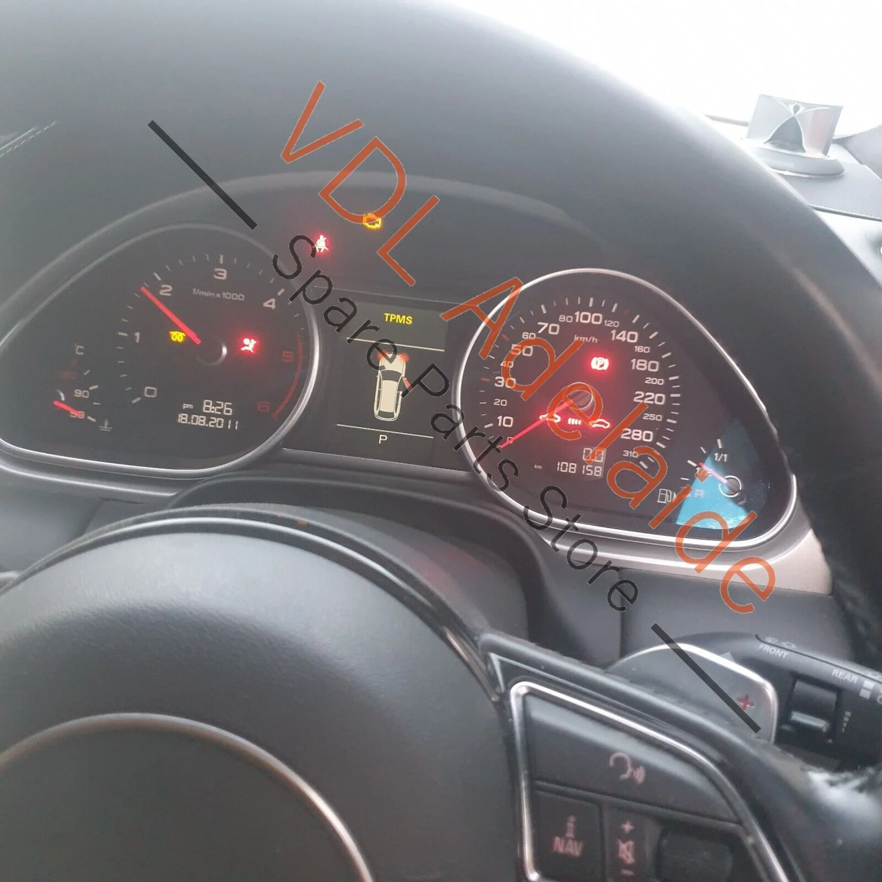 Audi Q7 6.0 V12 4L Left Side Power Window Regulator Motor 8T0959802B 8K0959802A - Image 4