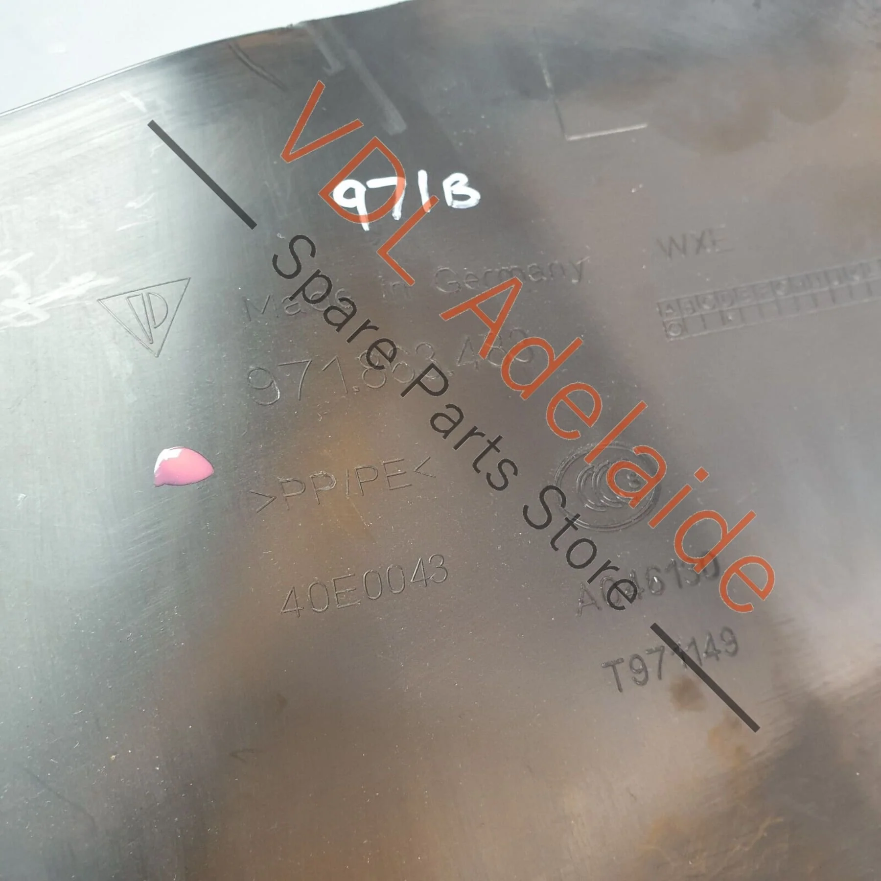 Porsche Panamera 971 Interior Left Lower A-Pillar Trim With Aluminium Sill Trim - Image 11