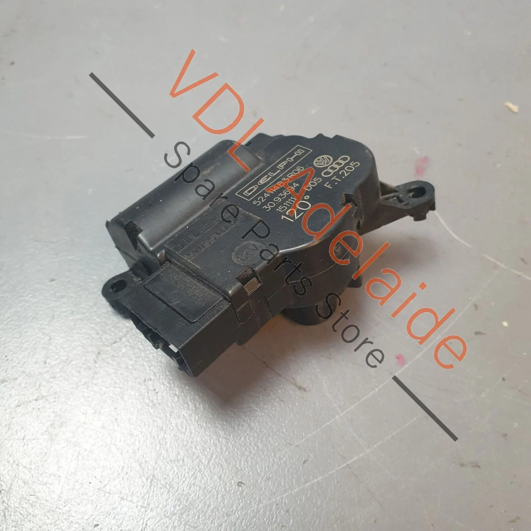 Audi Q7 6.0L V12 4L Left Temperature Regulating Flap Control Motor 7L0907512F - Image 6