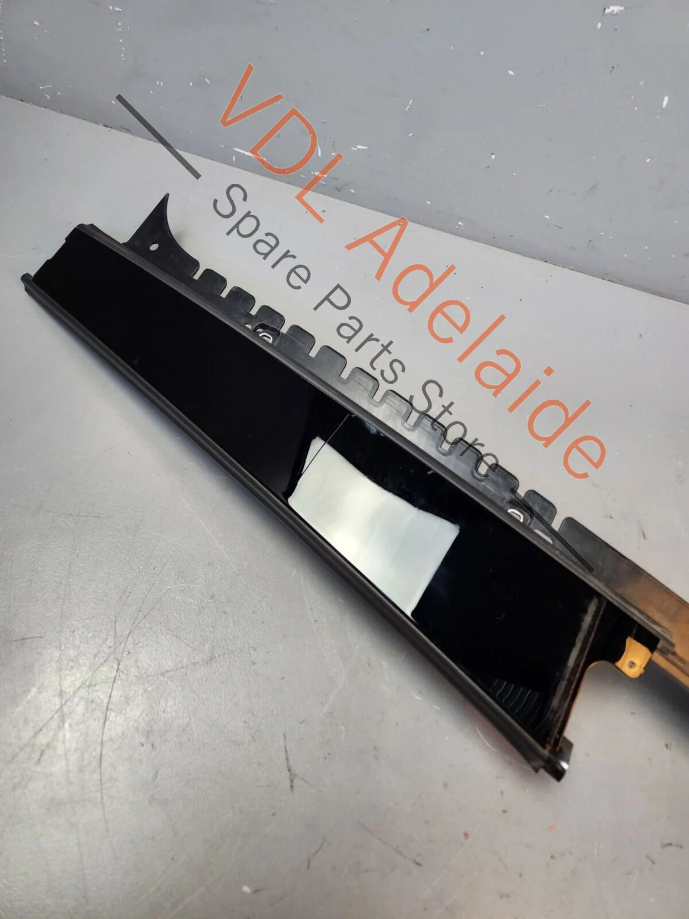 Porsche Panamera 971 Rear Left Exterior Door B Pillar Trim Moulding Gloss Black - Image 9
