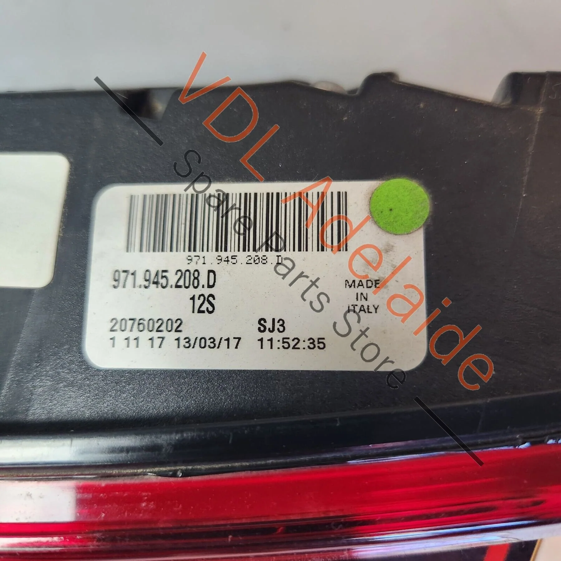 Genuine OEM Porsche Panamera 971 Rear Right Inner LED Tail Light Taillight Lamp - Image 9