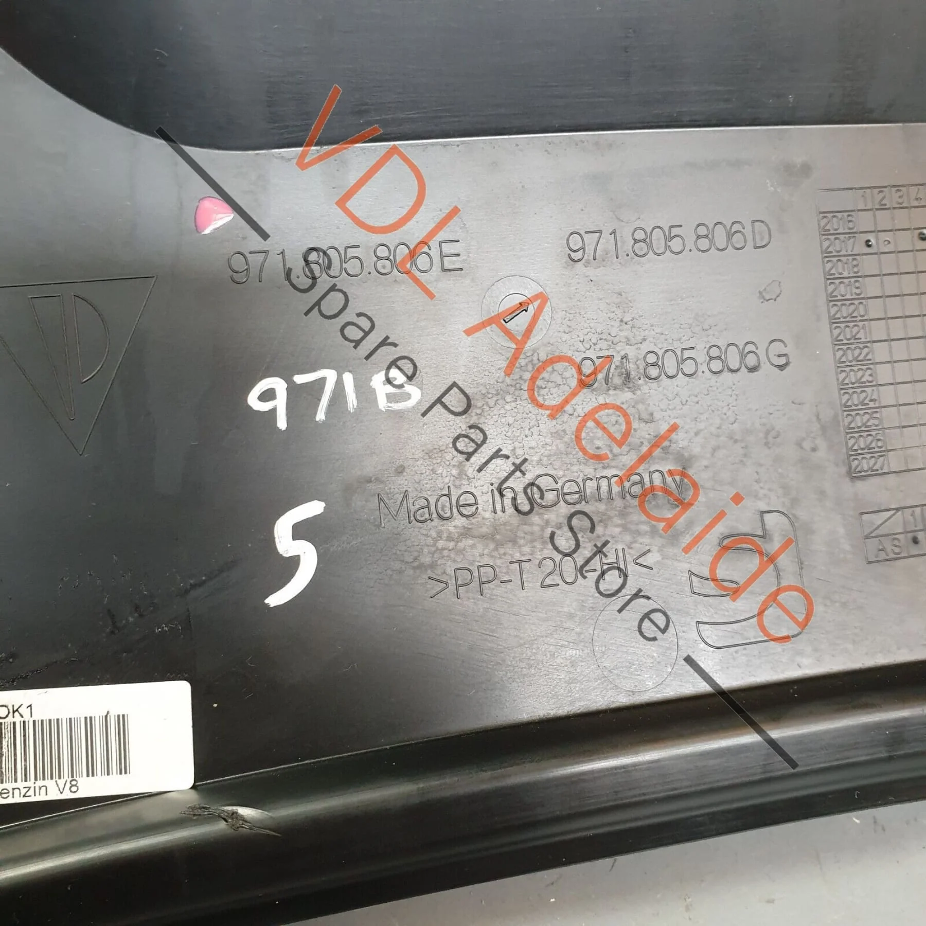 Porsche Panamera 971 Engine Bay Front Trim Panel Cover 971805806D OK1 - Image 11
