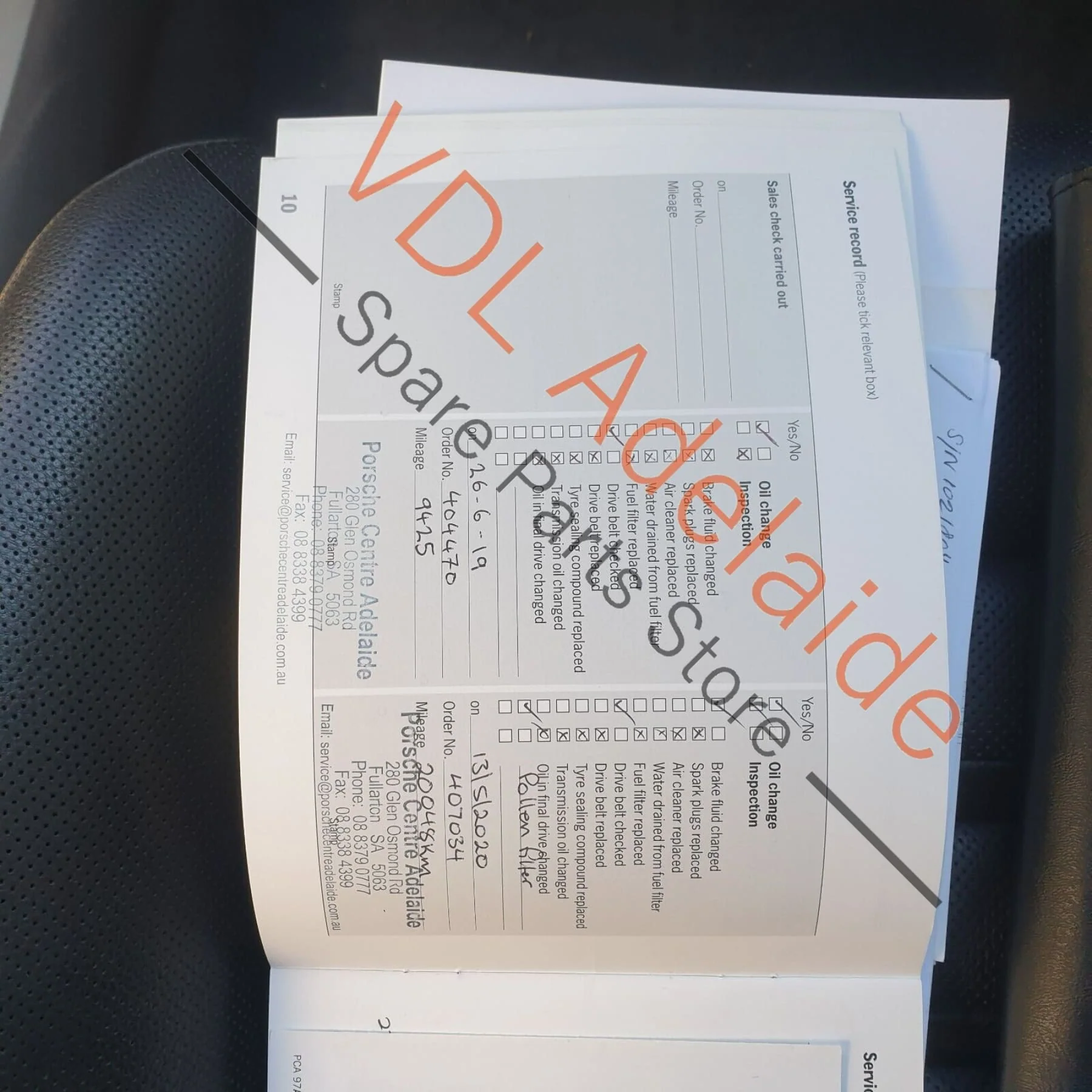 Porsche Panamera 971 Exterior Front Right Door Trim High Gloss Black 971853102E - Image 5