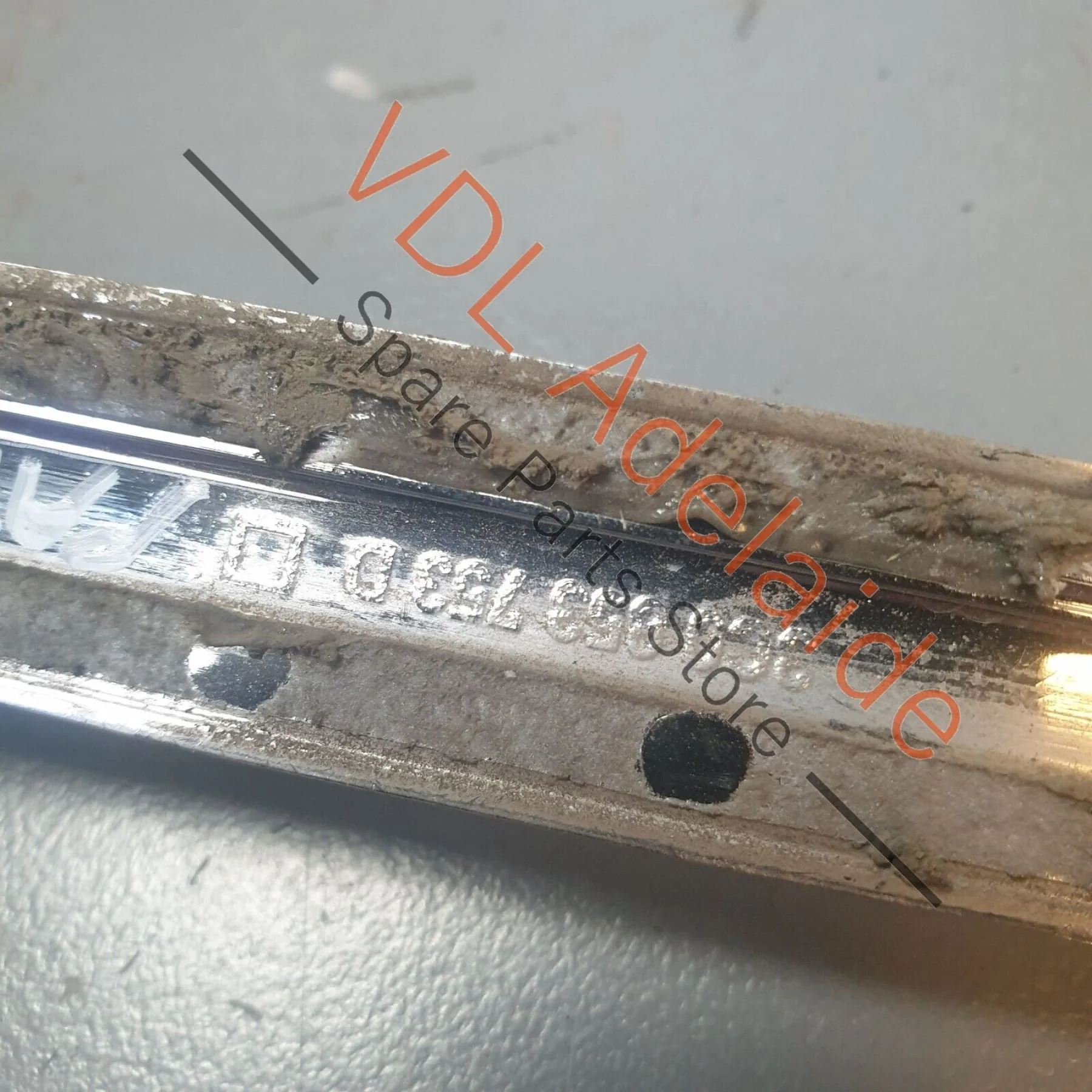 VW R36 Passat 3C B6 Rear Left Door Chrome Protective Cover Strip 3C0853753C - Image 9