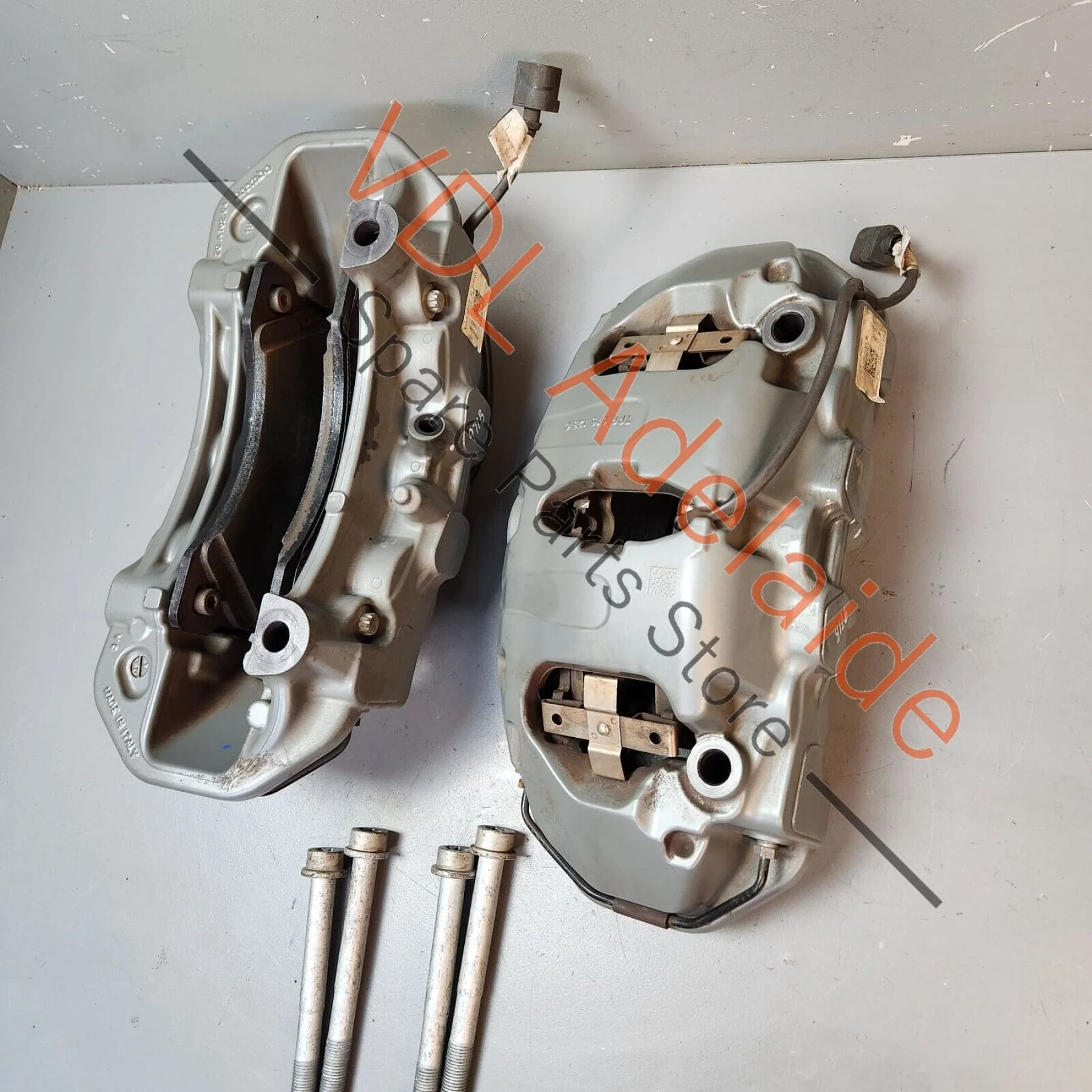 Porsche Panamera 971 Pair of Front Brembo 6 Piston Pot Brake Calipers for 390mm Disc - Image 4