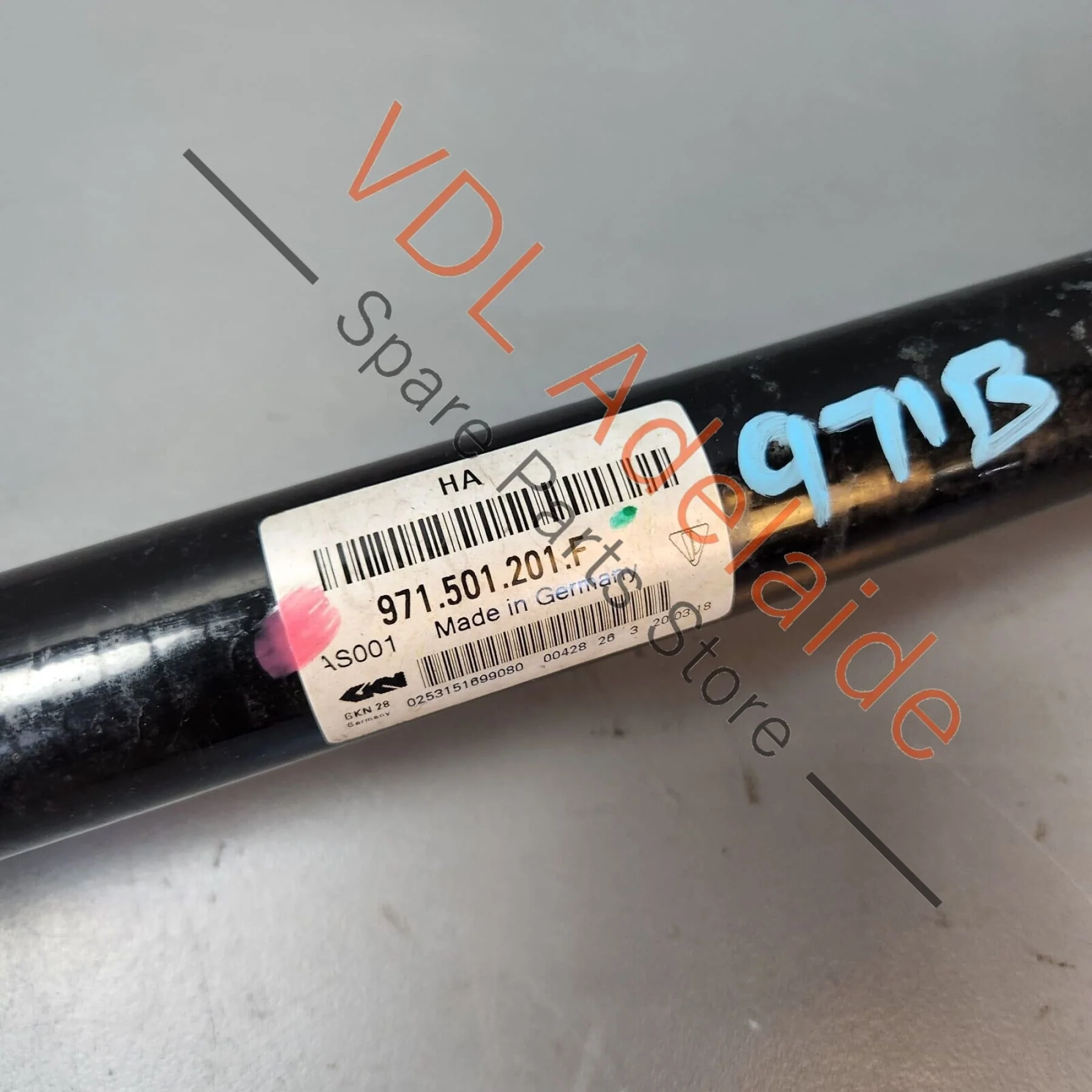 Porsche Panamera 971 Rear Driveshaft Drive Shaft Axle 971501201F - Image 5