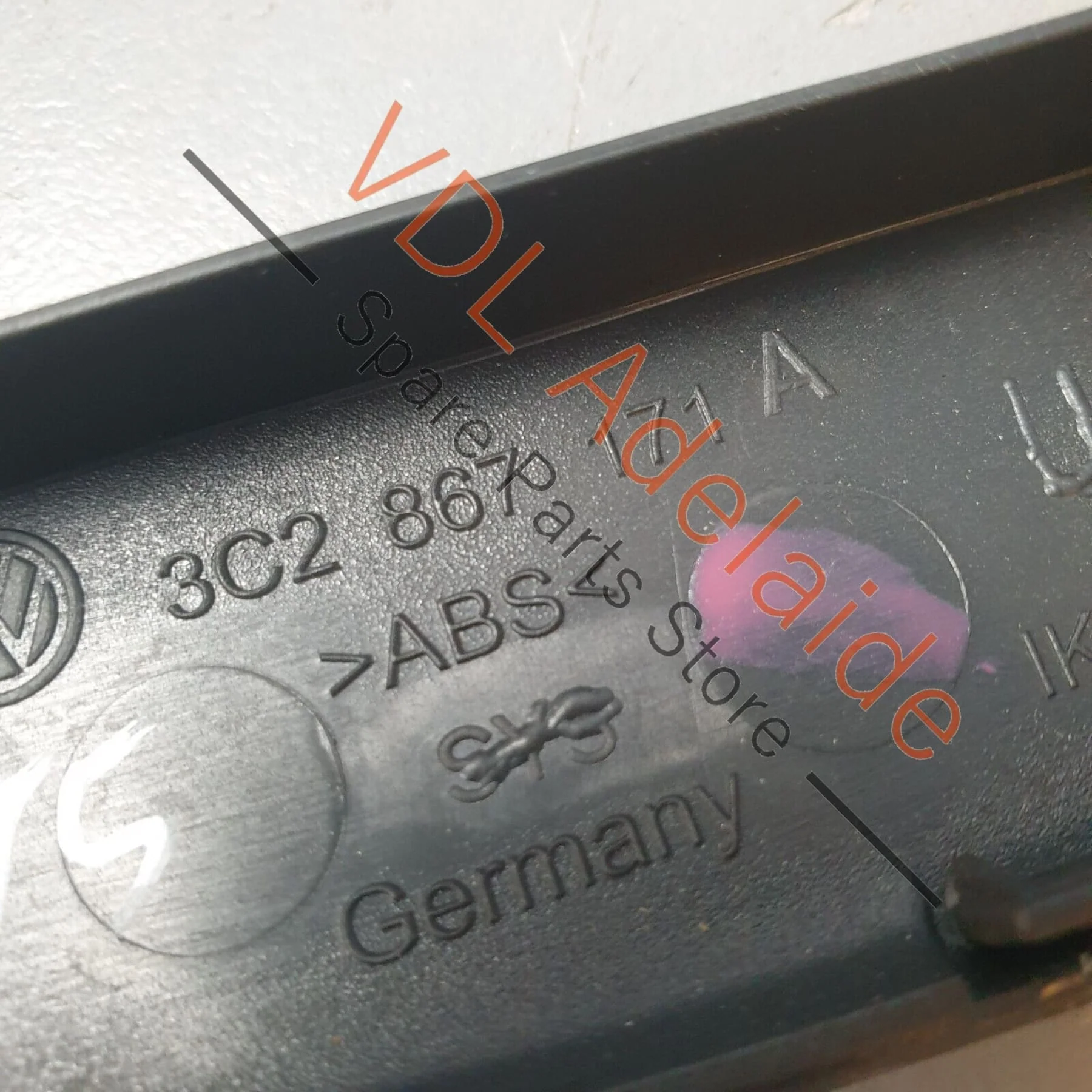 VW R36 Passat 3C B6 Front Left Interior Door Handle Pull Fascia Trim 3C2867171A - Image 4