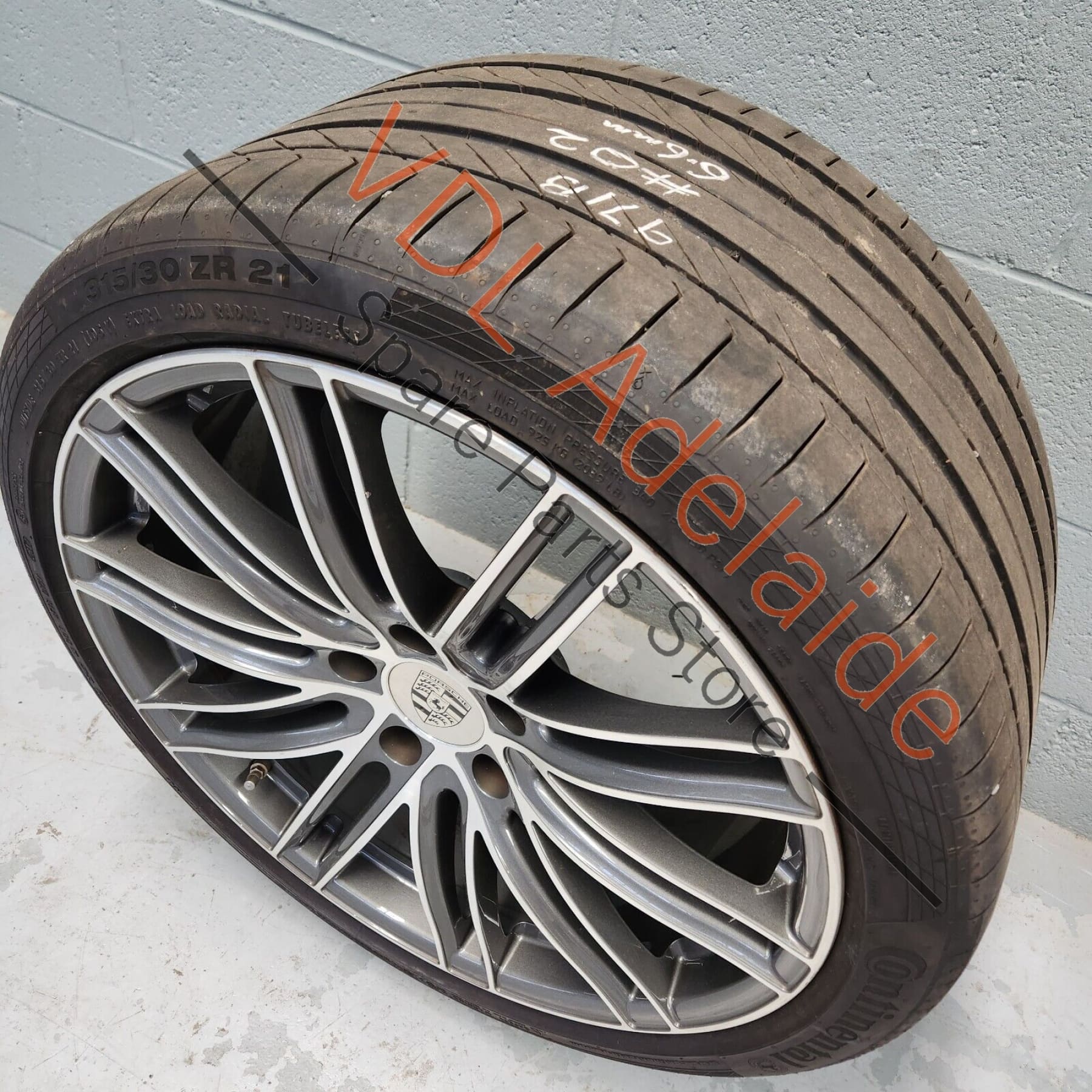Porsche Panamera 971 Rear Alloy Wheel 21 x 11.5 ET 69 Turbo Design #02 - Image 2